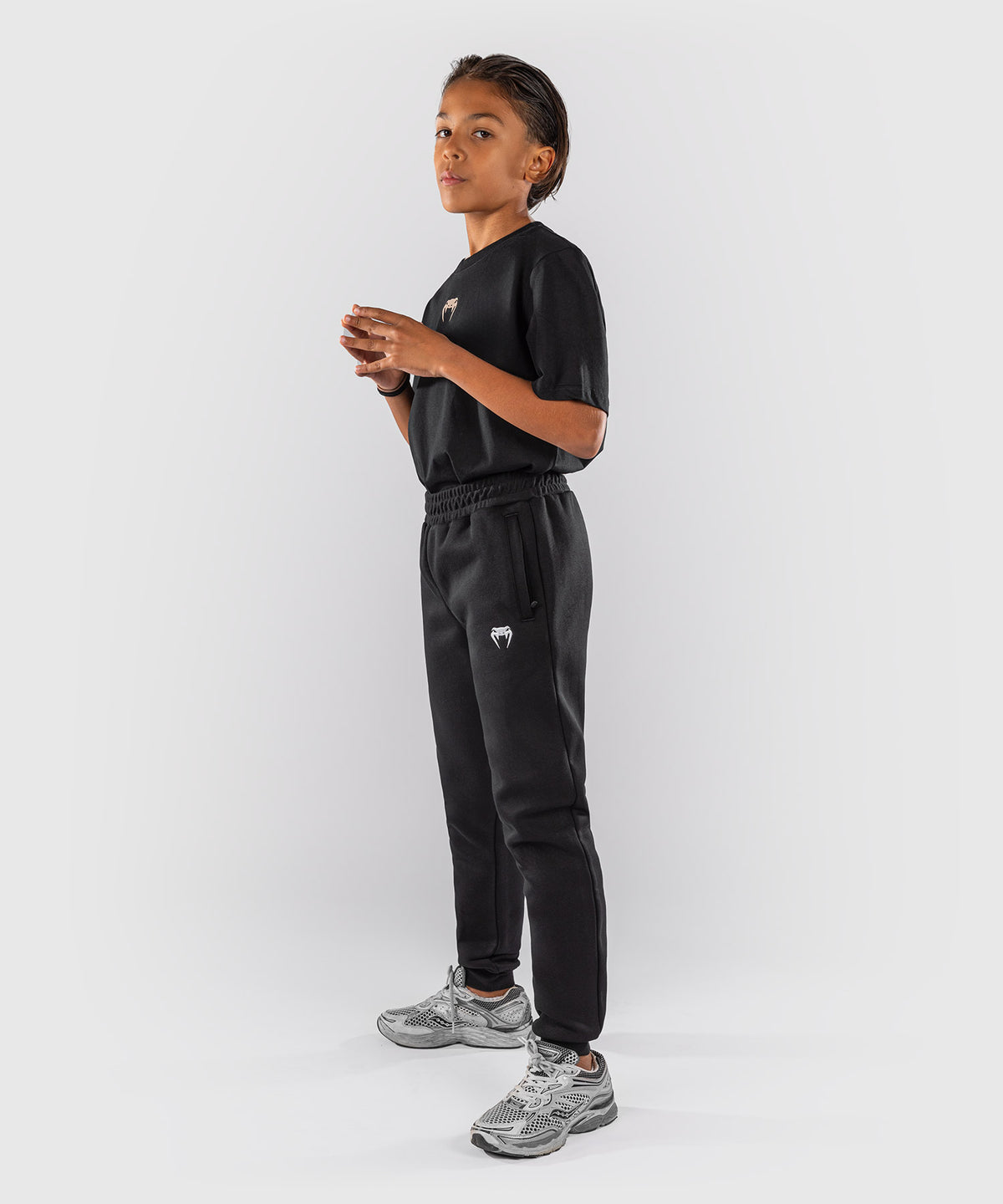 Venum Attack Fleece & Weave Kinder-Jogginghose - Schwarz