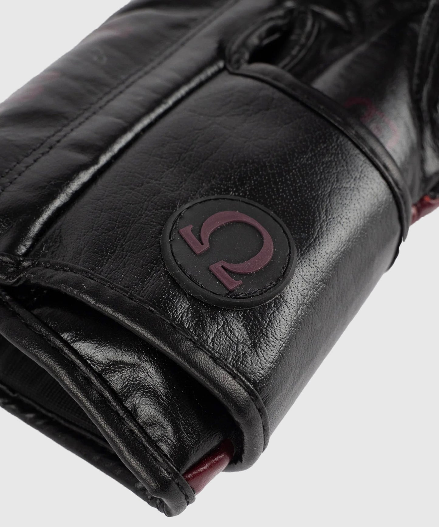 Metal Boxe Metal Omega Leather Boxing Gloves - Black/Bordeaux