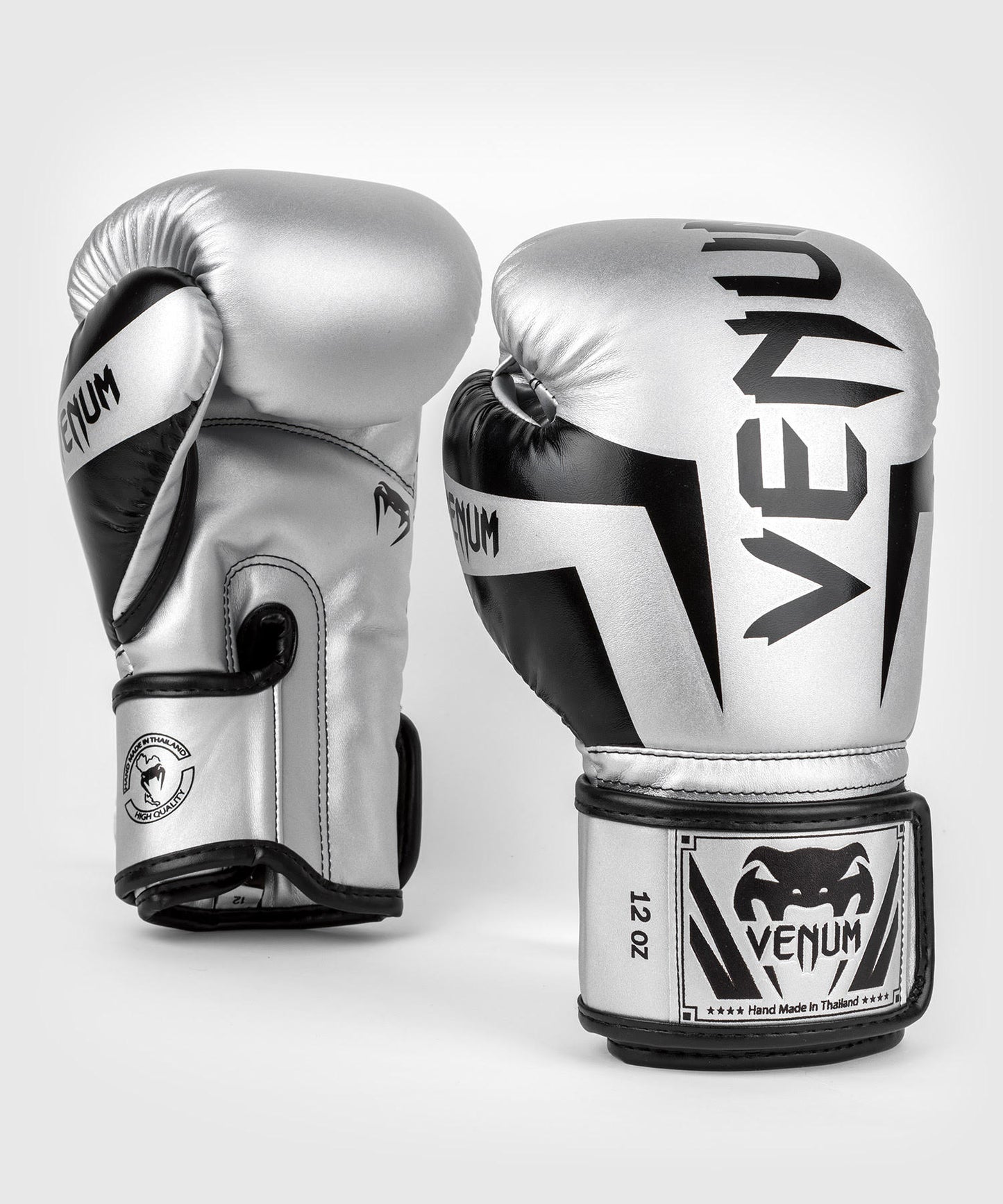 Gants de boxe Venum Elite - Argent/Noir
