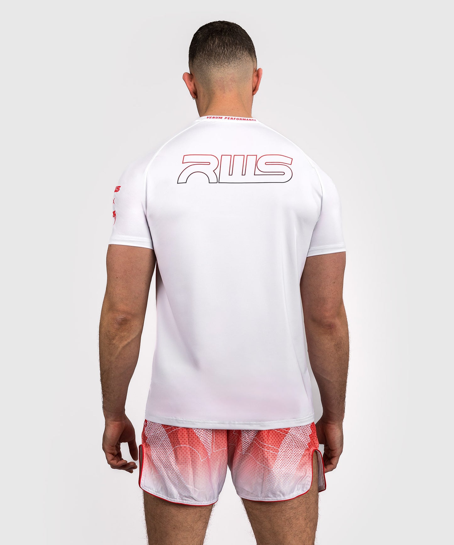 Venum x RWS 2.0 Men’s Dry-Tech T-Shirt - White/Red