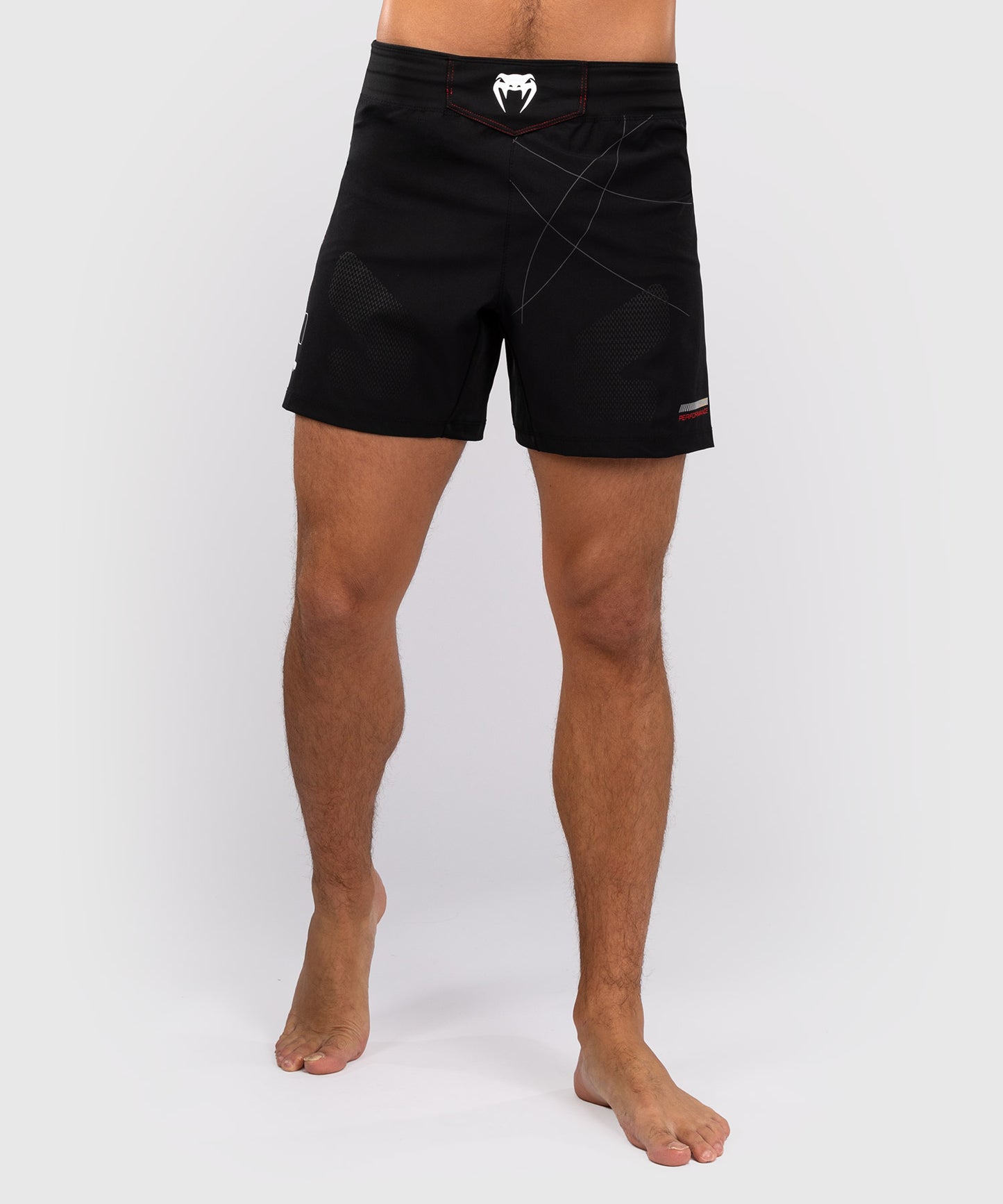 Venum Tactical XT Fightshorts für Männer - Schwarz/Feuerrot
