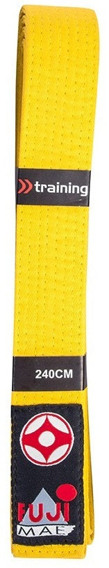 Ceinture Kyokushin Fujimae - Jaune