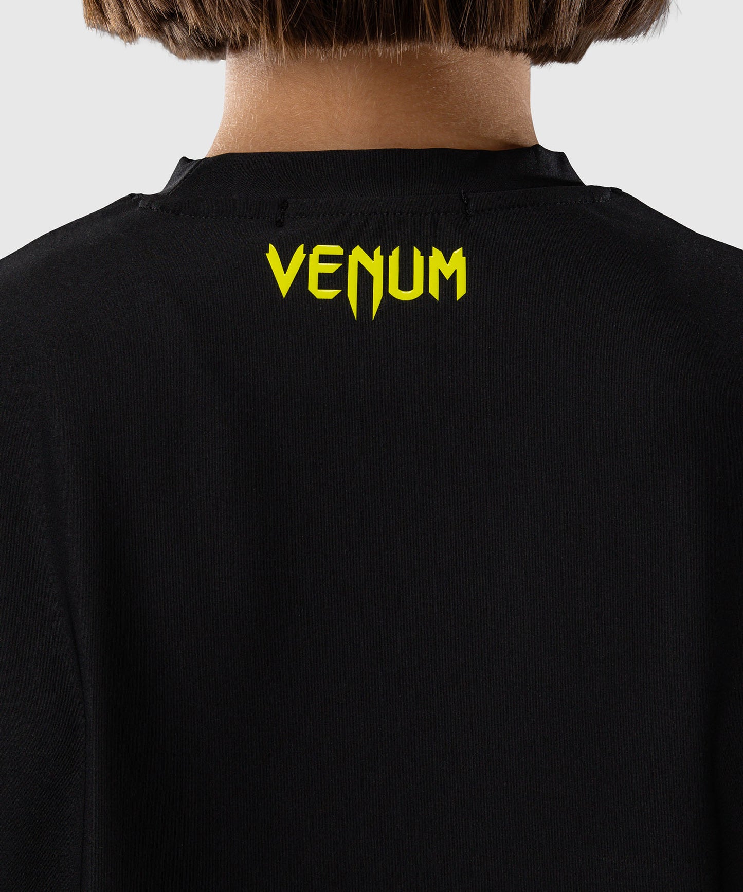 Venum Lazer Women's Dry Tech T-Shirt - Black/Yellow