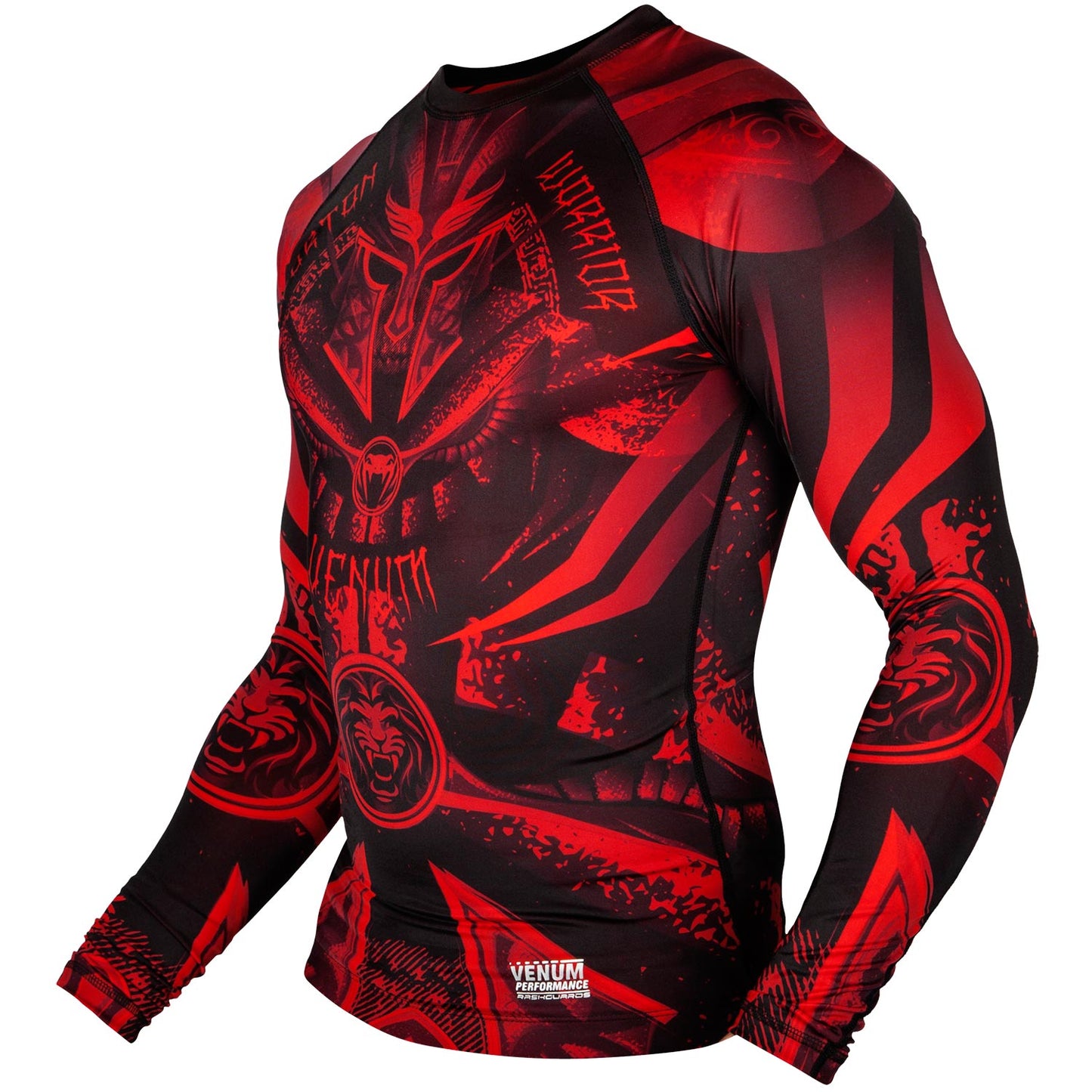 Rashguard Venum Gladiator 3.0 Red Devil - Manches longues