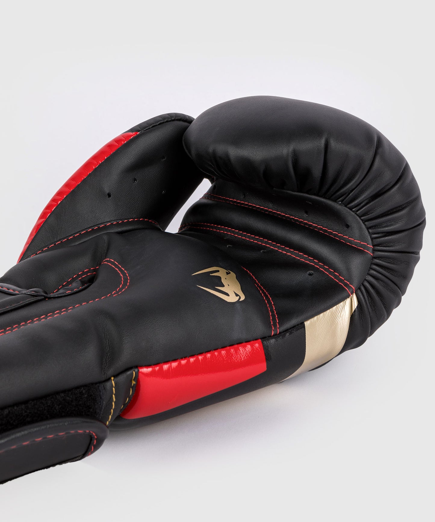 Gants de boxe Venum Elite - Noir/Or/Rouge