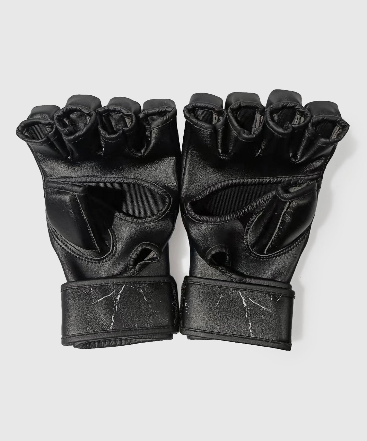 Wicked One Right Guantes de MMA de cuero - Negro/Rojo