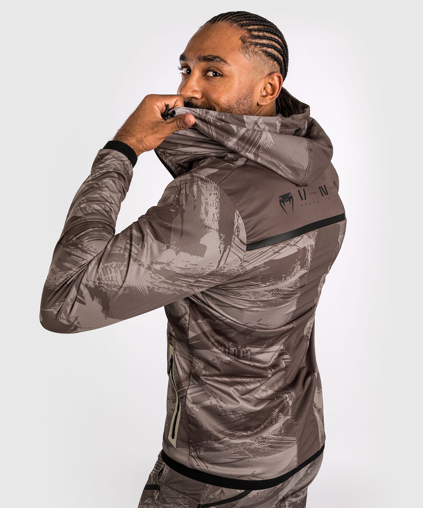 Sweat à capuche Venum Electron 3.0 - Sable
