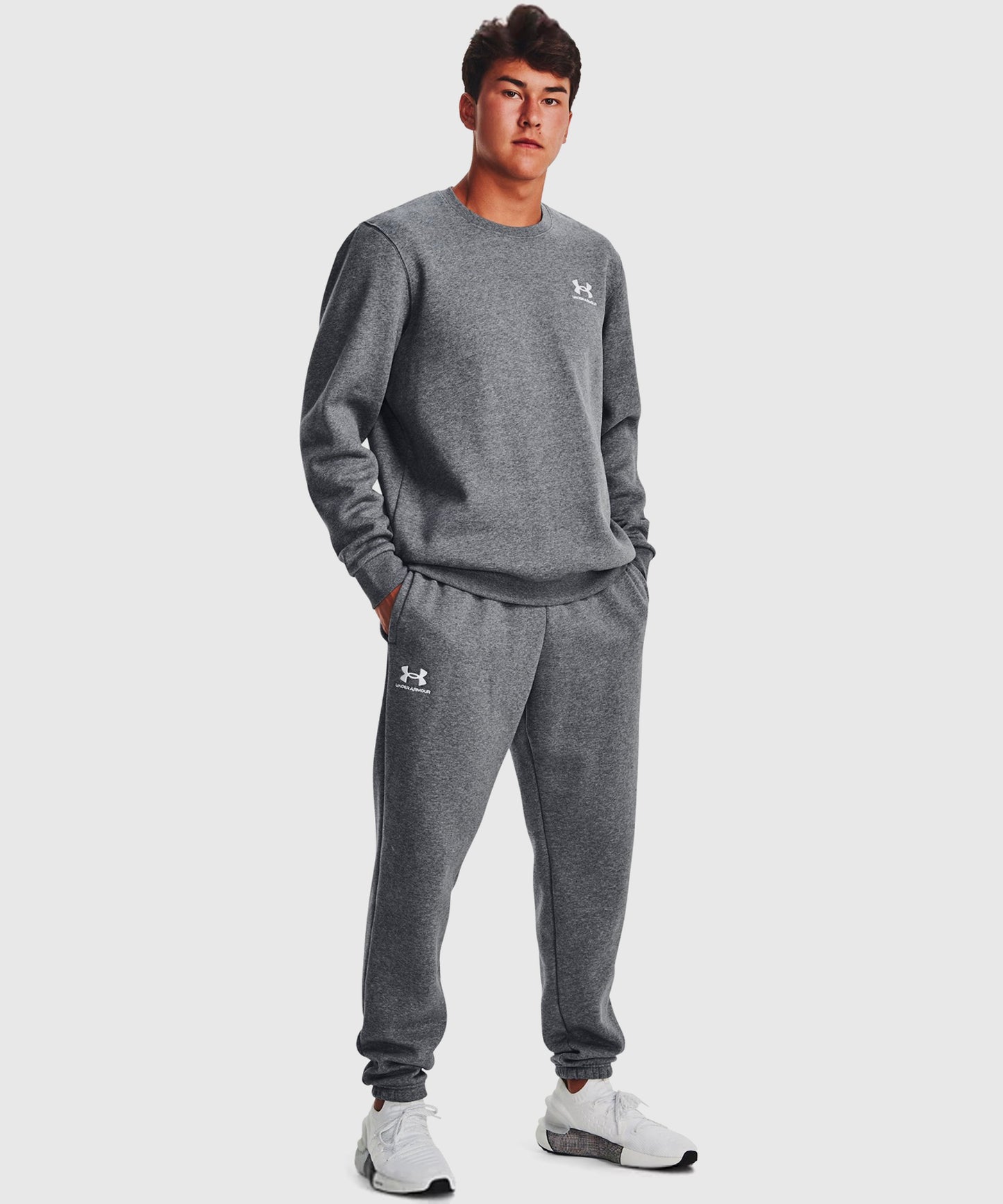 Pantalon De Jogging Under Armour Ua Essential Fleece - Gris