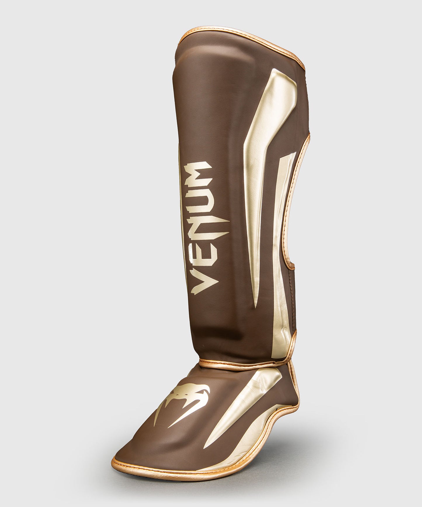 Protège-tibias Venum Elite - Marron foncé