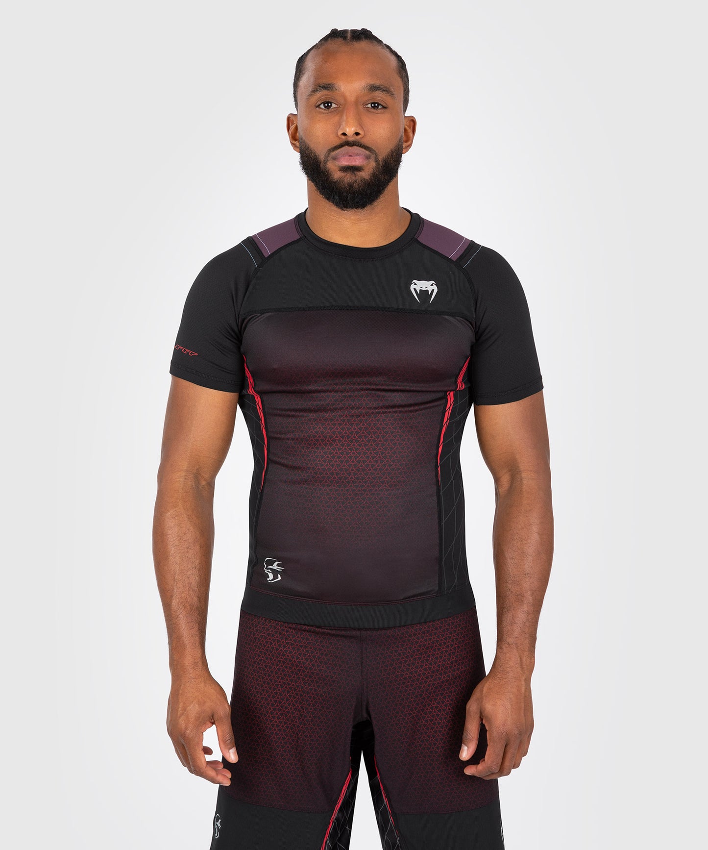 Venum x Dodge Banshee Kurzärmeliger Rashguard für Männer - Schwarz