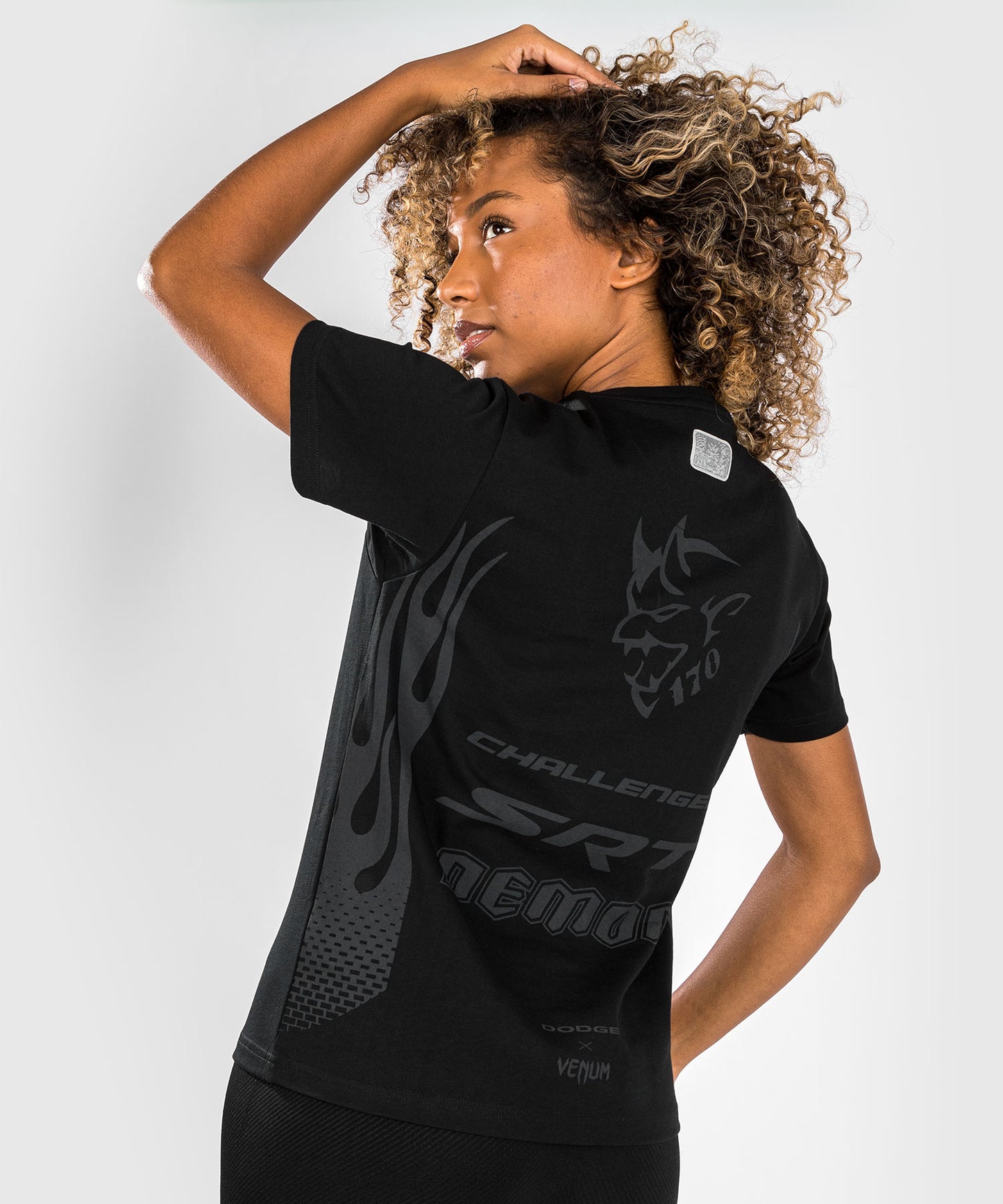 T-Shirt Femme Venum x Dodge Demon 170 - Noir