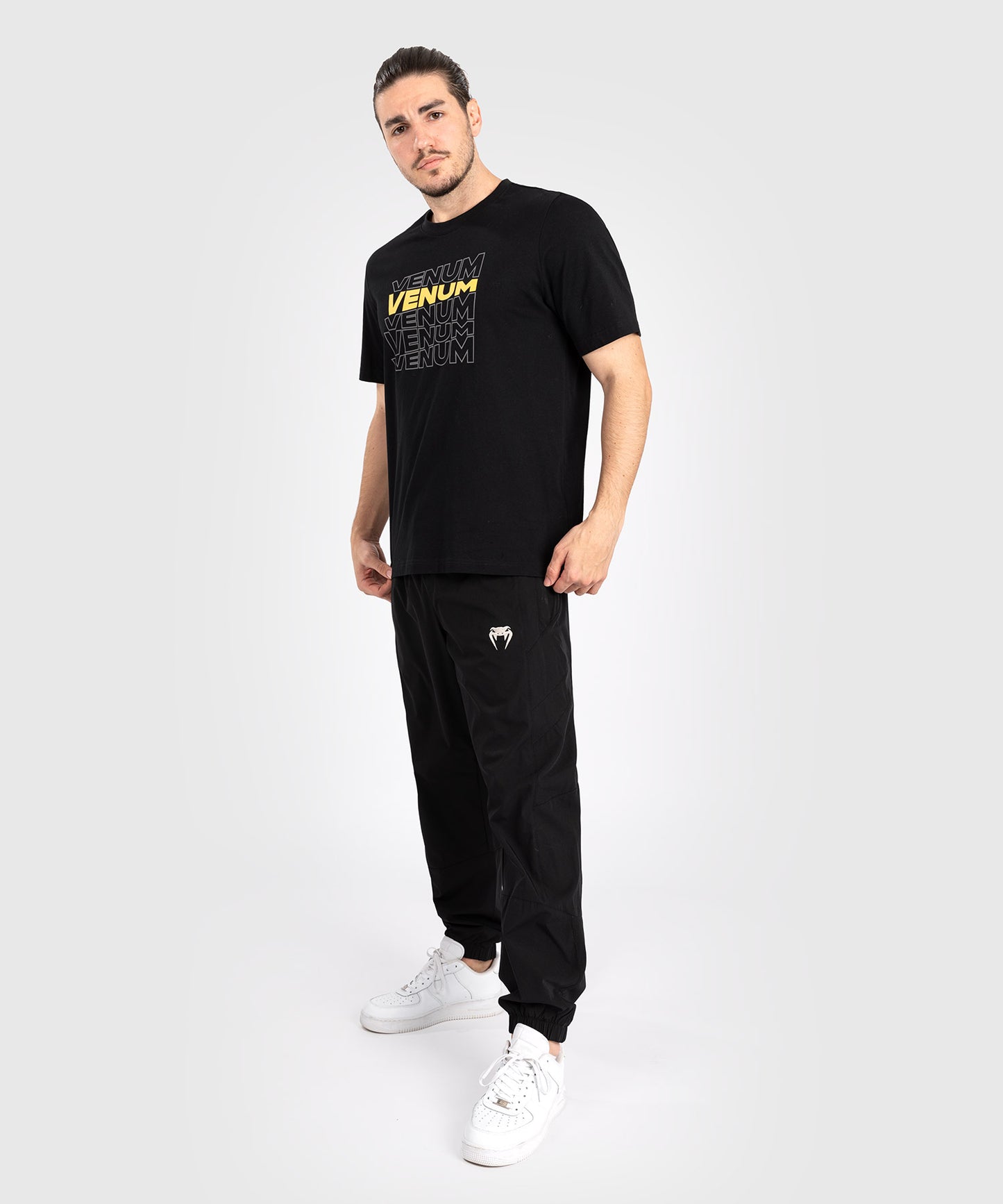 Venum Vertigo Kurzarm-T-Shirt für Männer - Schwarz/Gelb