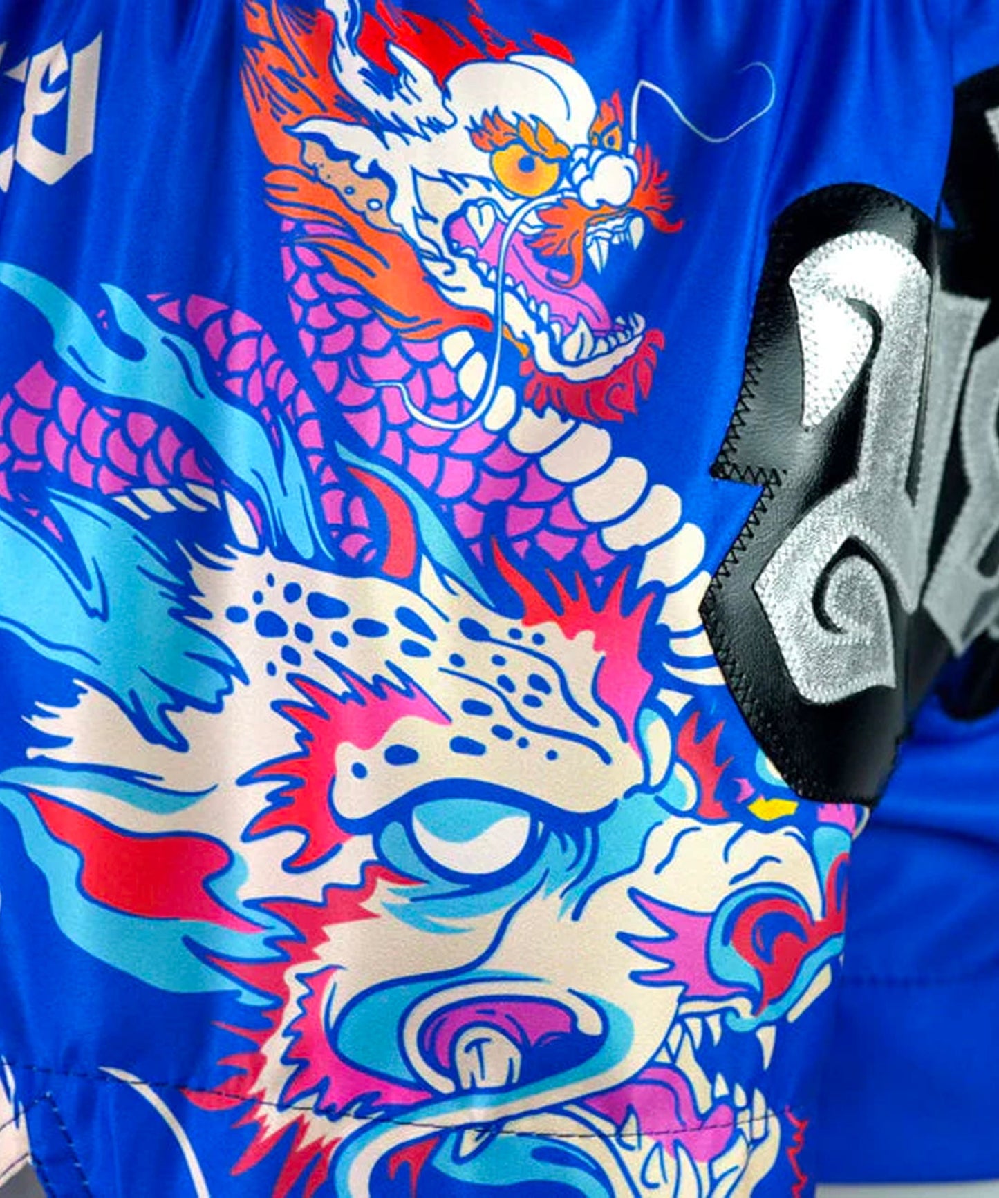 Tuff Dragonforce Muay Thai Shorts - Blau