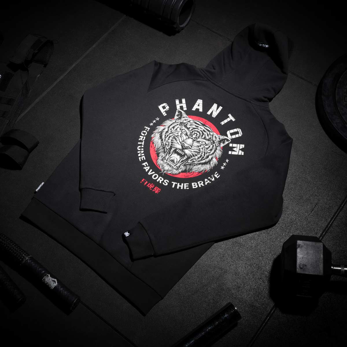 Sweatshirt À Capuche Phantom Athletics Tiger Unit - Noir