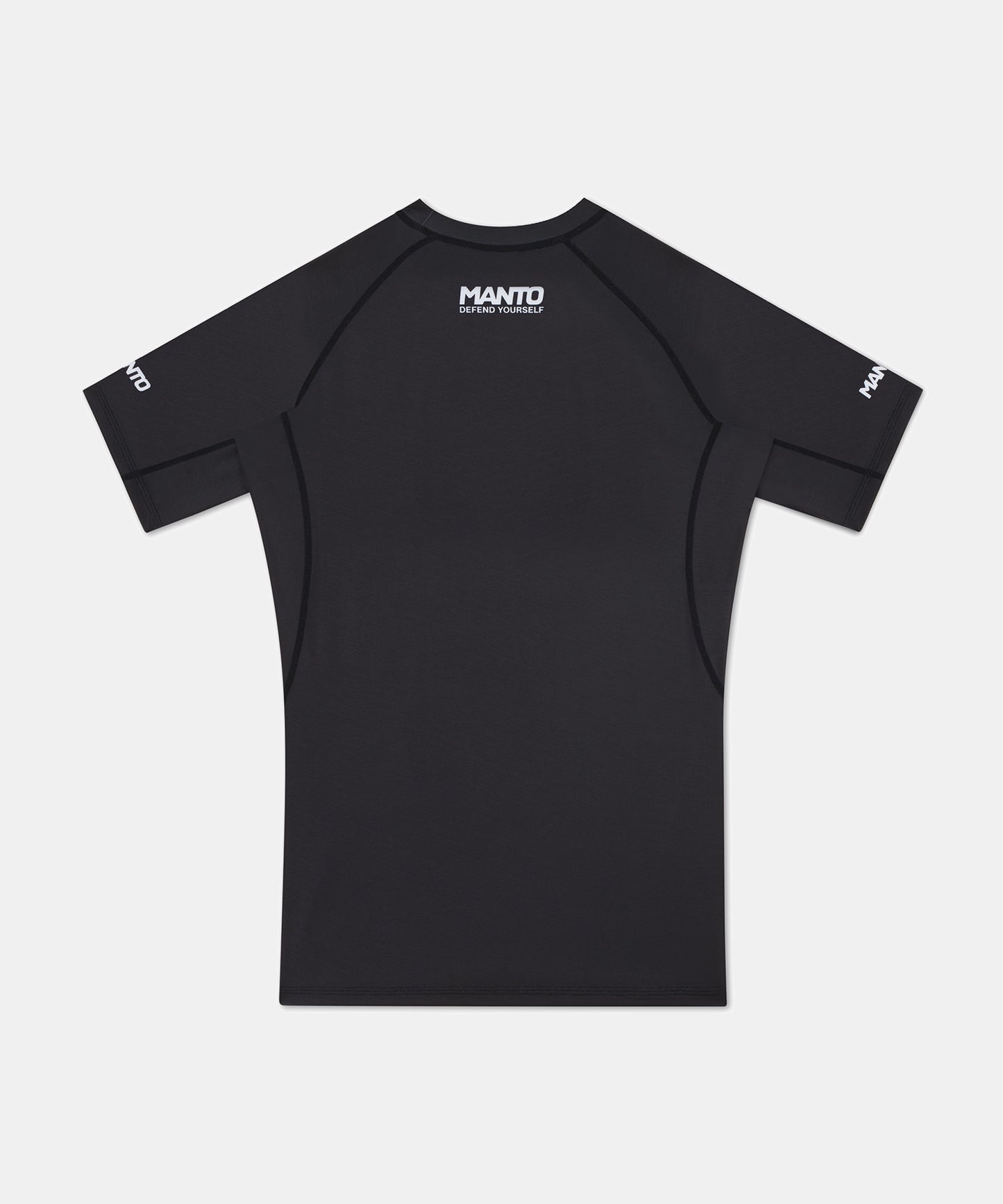 Rashguard À Manches Courtes Manto Logo - Noir