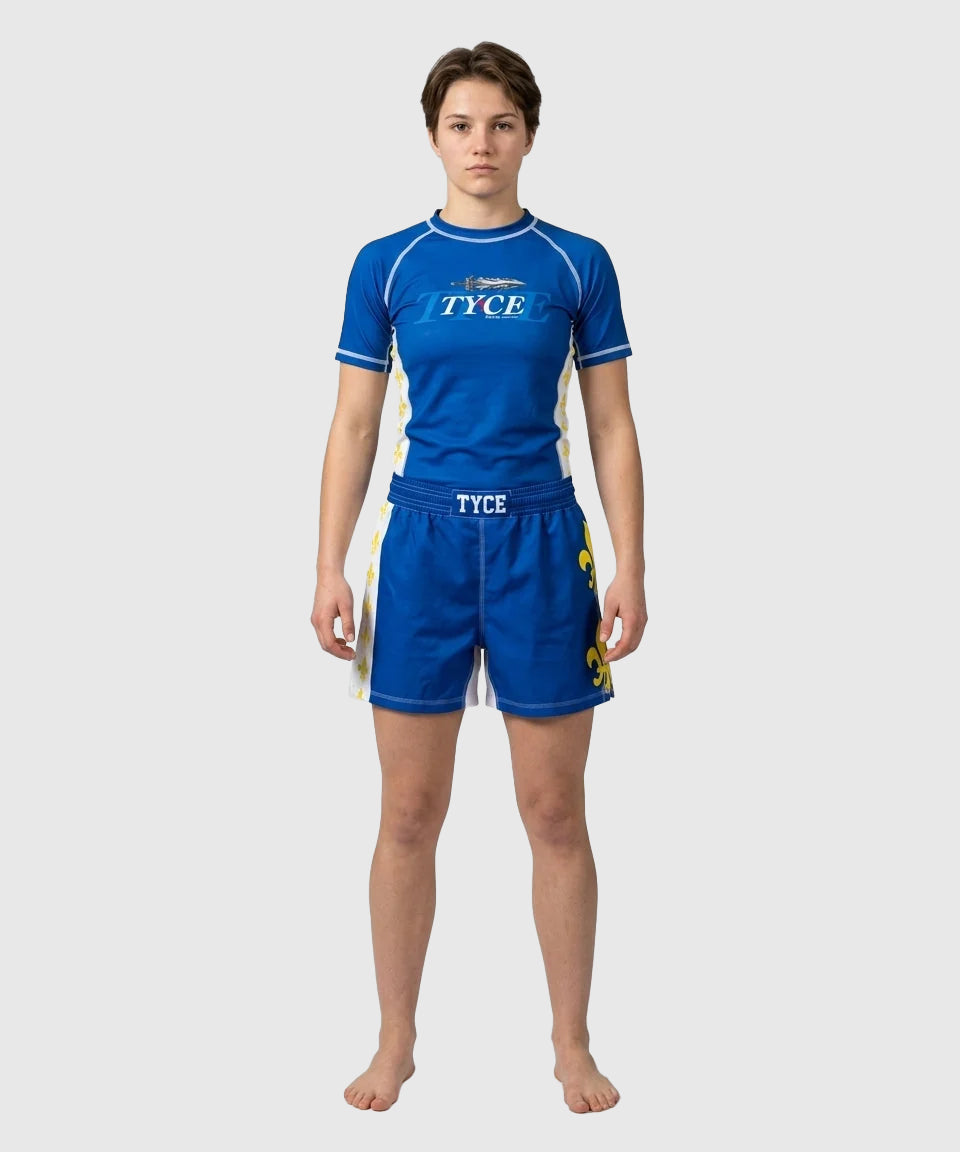 Rashguard TYCE CULTURE OF WAR Jeanne d'Arc - Bleu