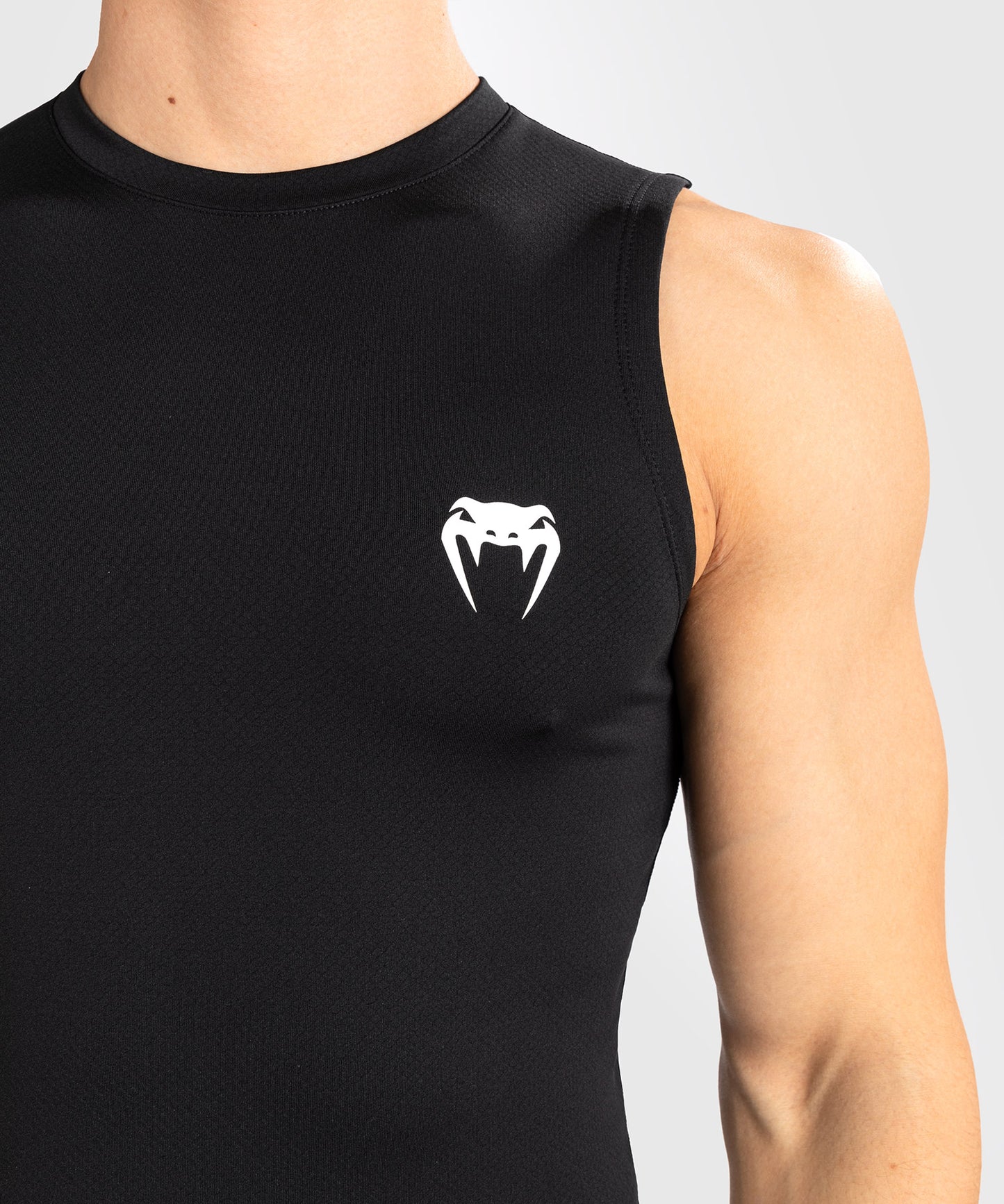 Rashguard sans manches pour hommes Venum Contender - Noir/Blanc