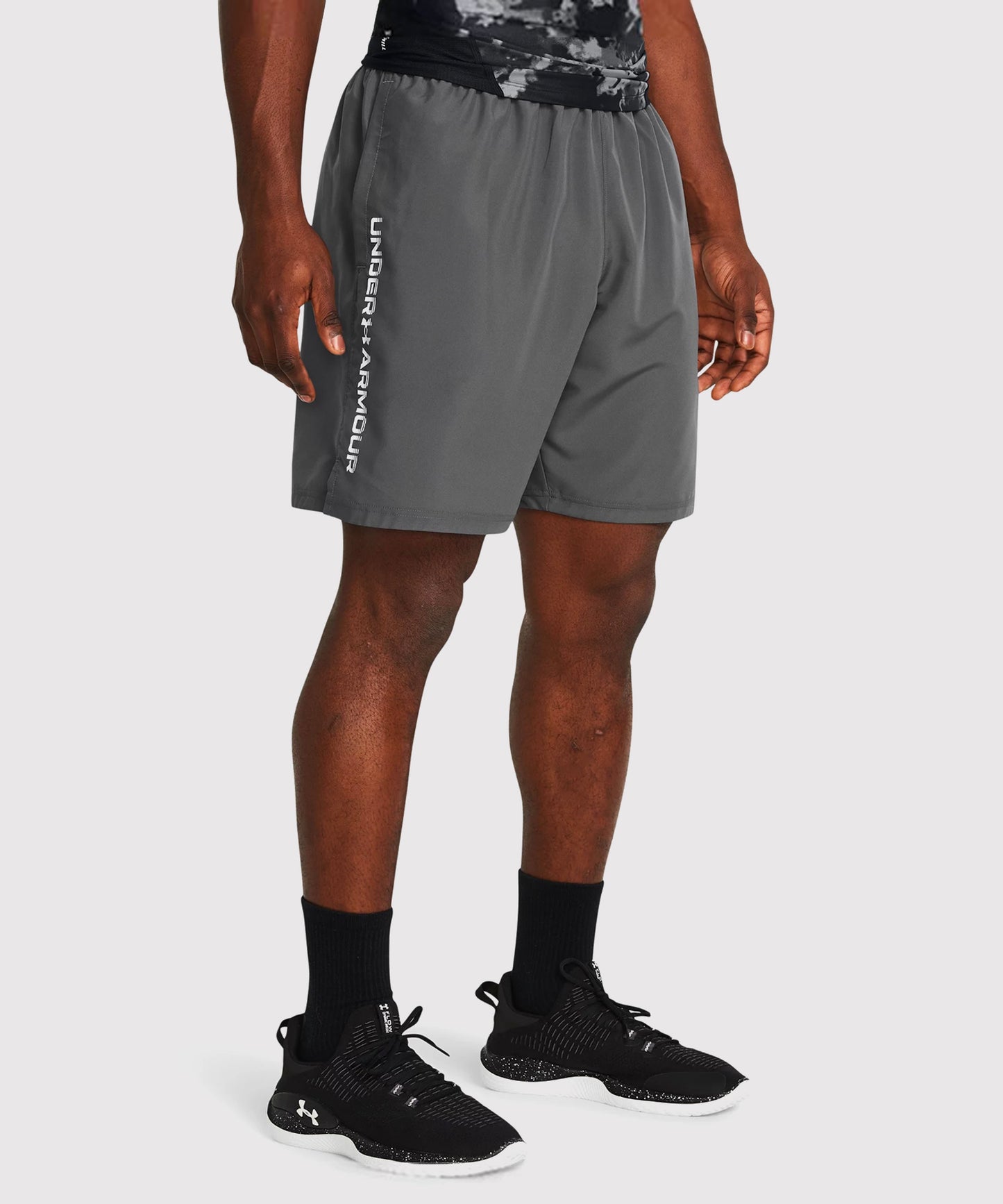 Short Under Armour Ua Woven Wordmark - Gris Foncé