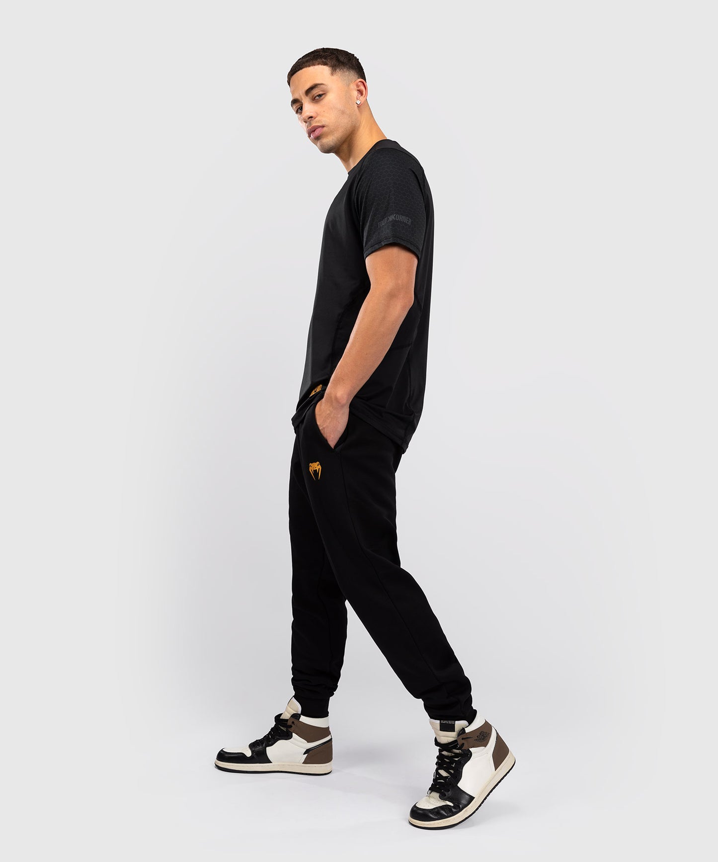 T-shirt Dry Tech Foot Korner x Venum Hexagon MMA Noir/Argent