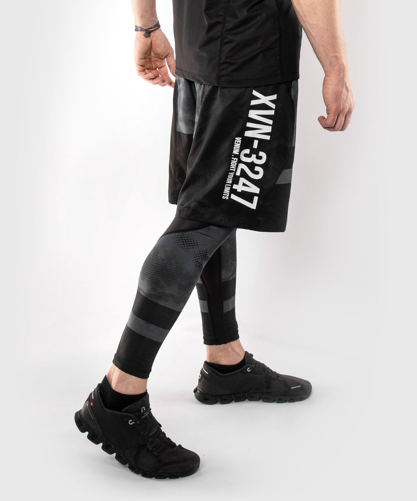 Fightshort Venum Sky247 - Black/Grey