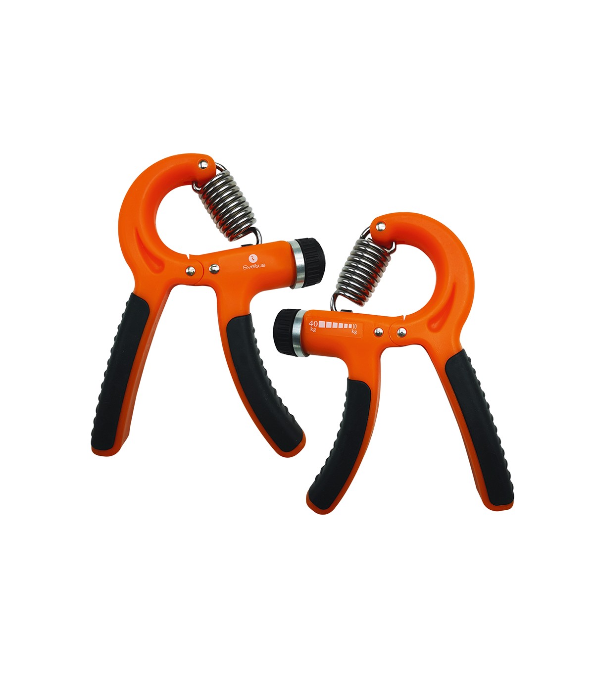 Protège-poignet réglable musculation noir orange - Sveltus