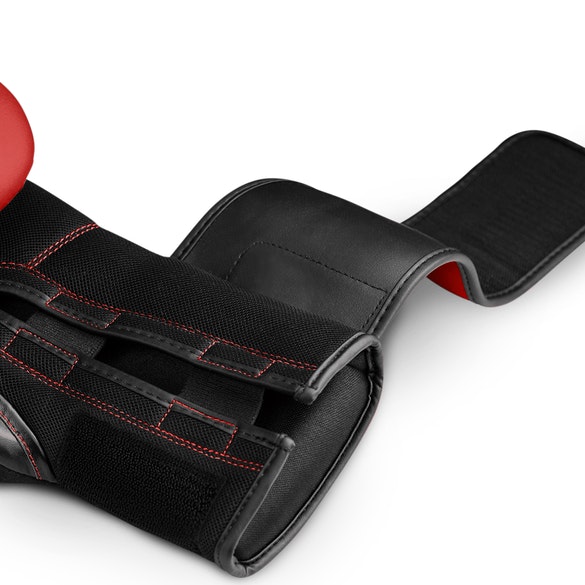 Gants de Boxe Hayabusa S4 - Rouge/Noir ajusté et avec un bon maintient