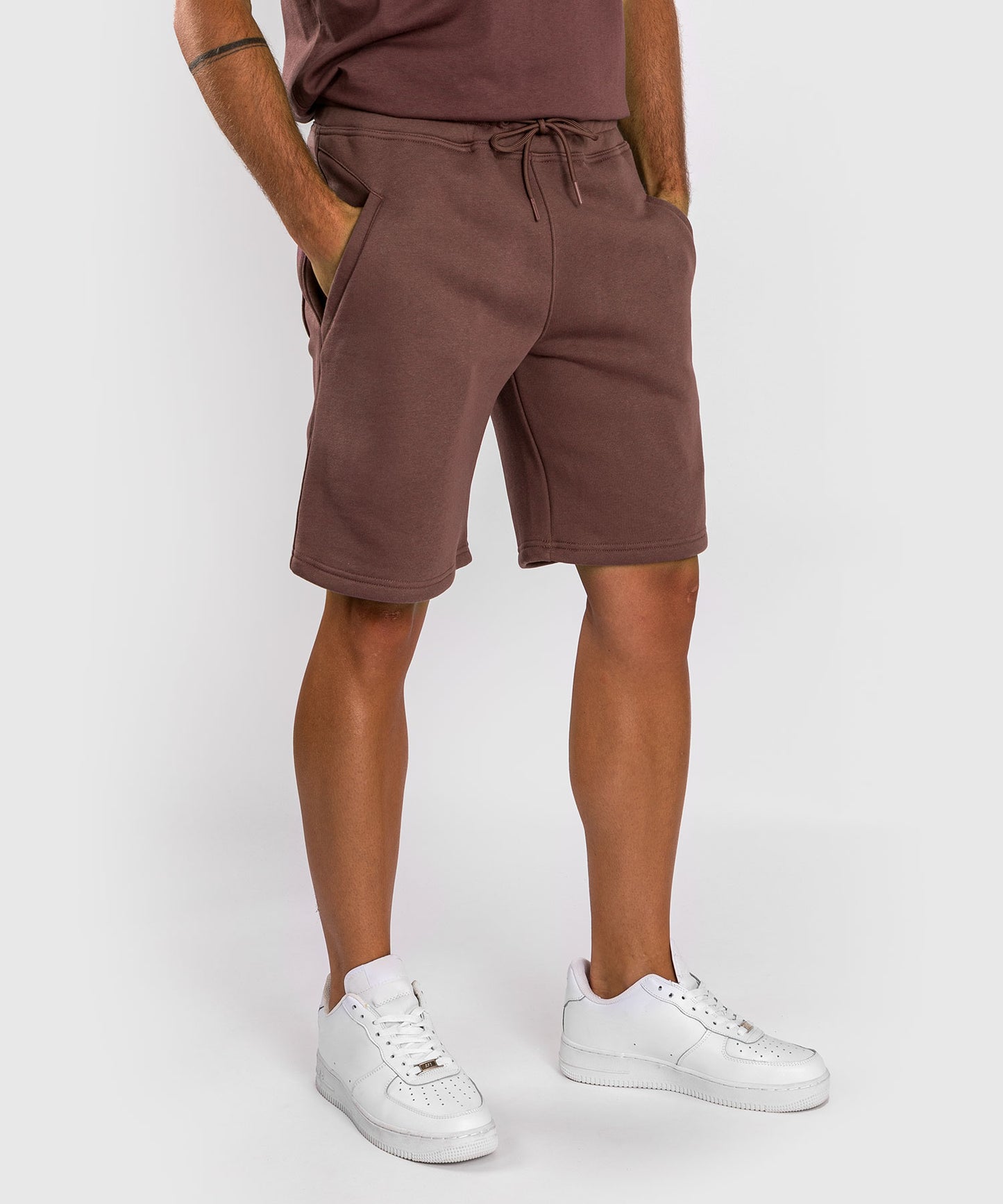 Short en coton Venum Silent Power - Marron