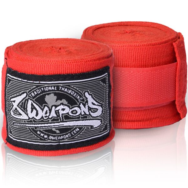Boxbandagen 8 Weapons - 5 Meter - Rot