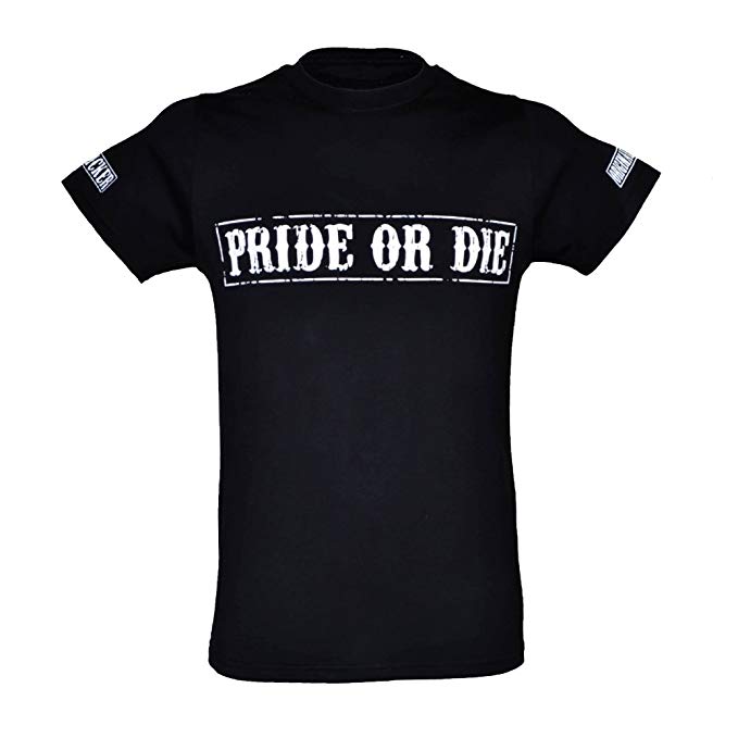 T-shirt Pride or Die "Fight Club" - Noir