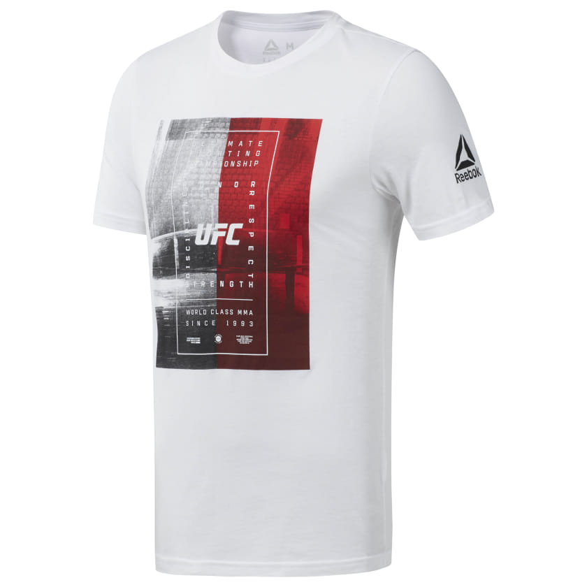 T-shirt Reebok UFC Fan Gear - Blanc – Dragon Bleu