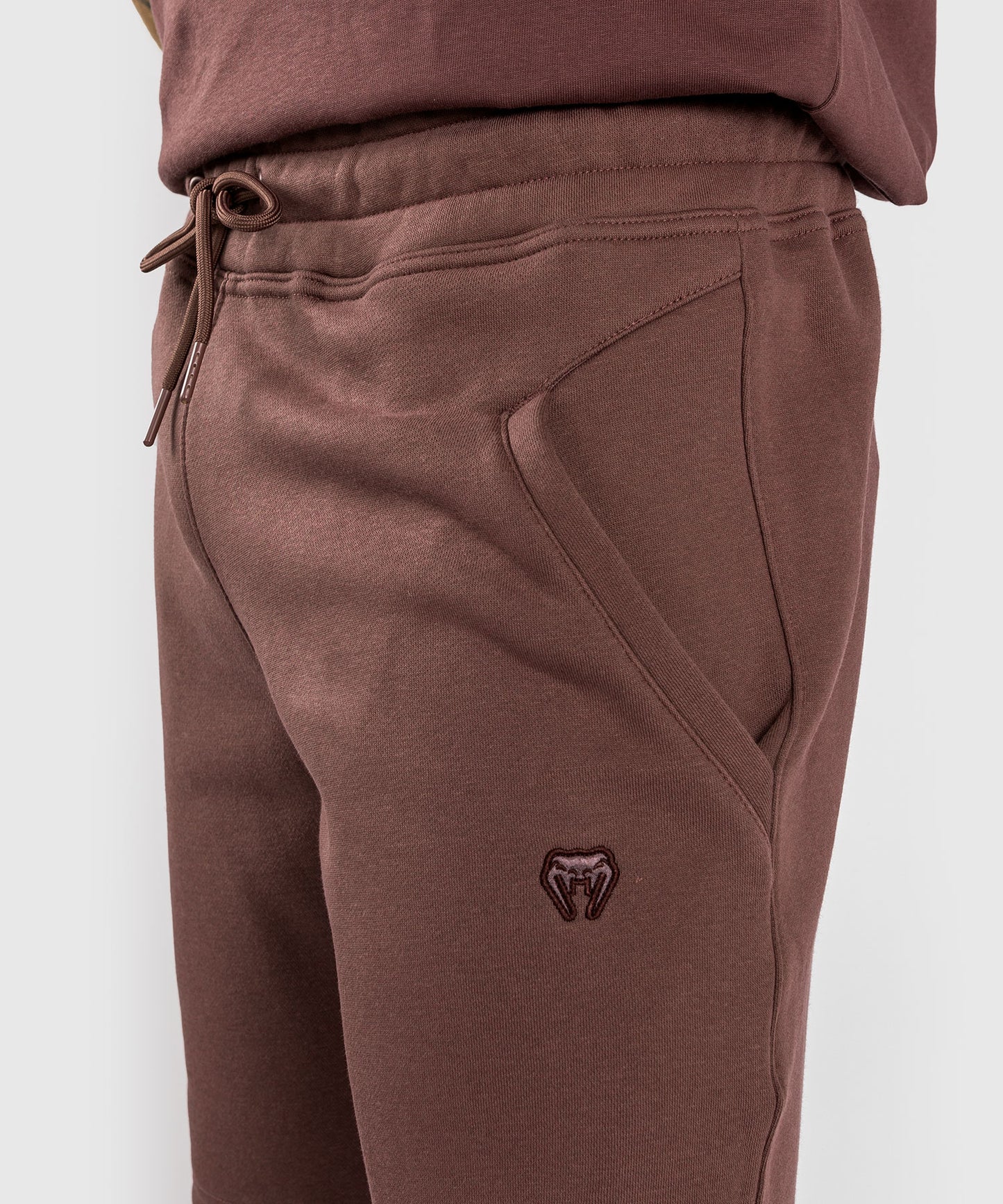 Short en coton Venum Silent Power - Marron