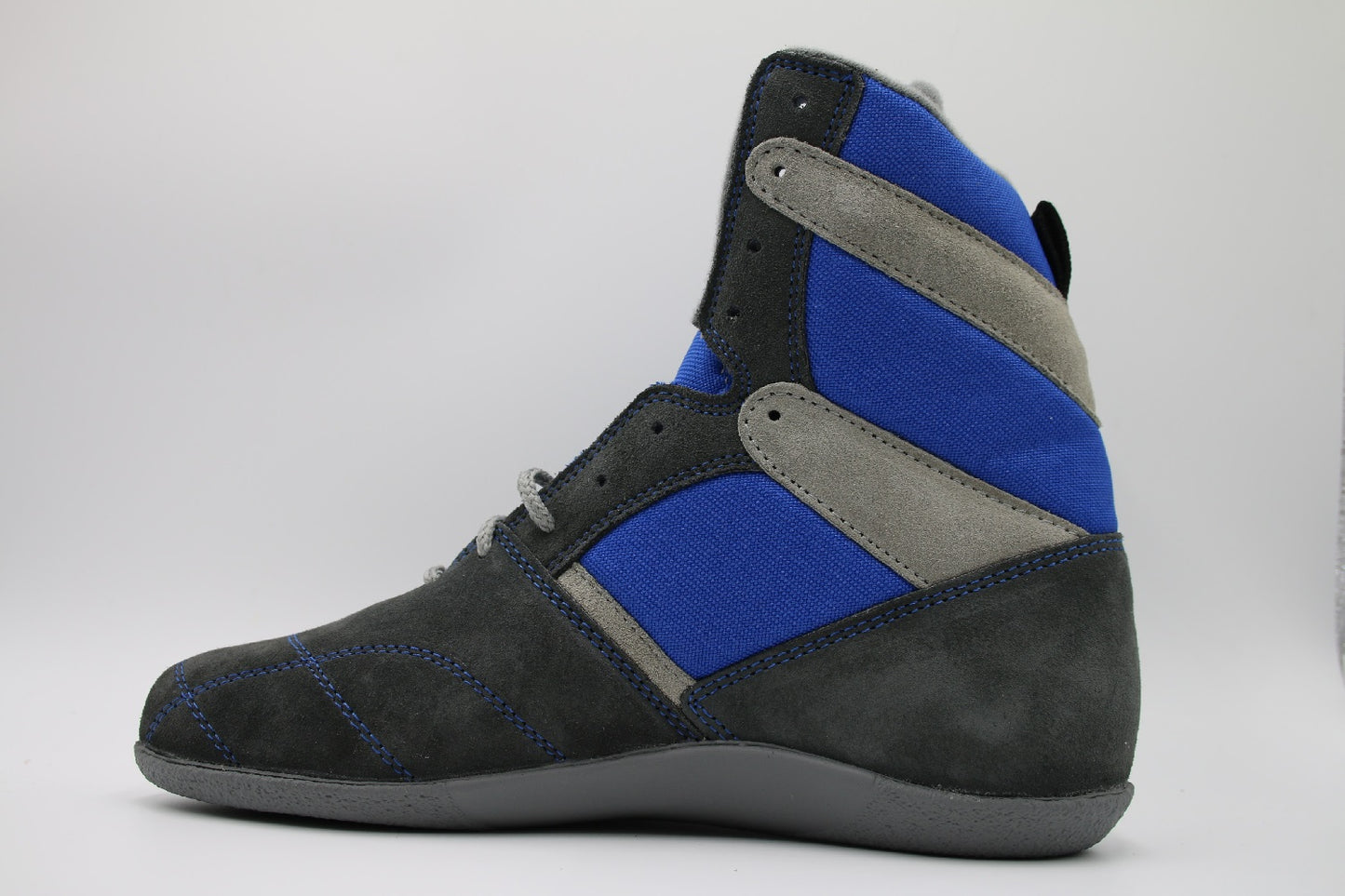 Chaussures de boxe française Rivat Top - Gris/Bleu
