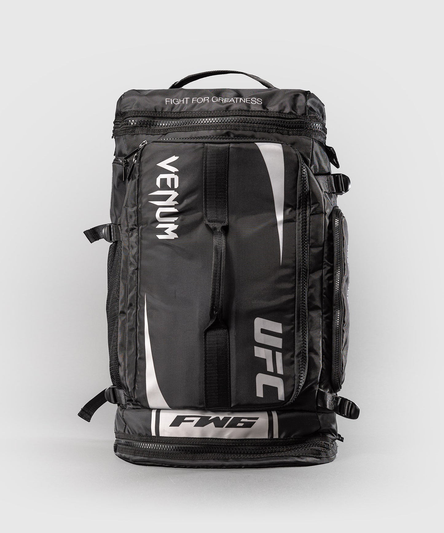 UFC Unity by Venum Authentic Fight Week Ausrüstungstasche – Schwarz/Weiß