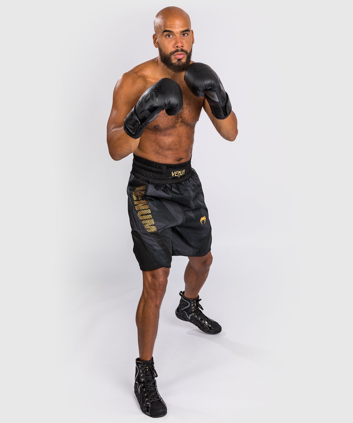 Short de Boxe Venum Razor - Noir/Or