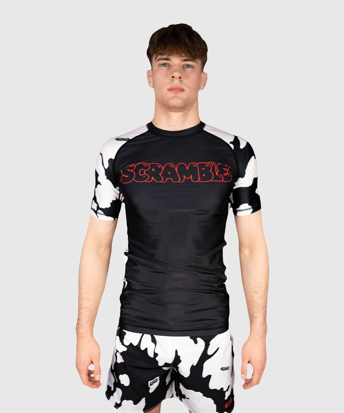Scramble Wagyu Short-Sleeved Rashguard - Black