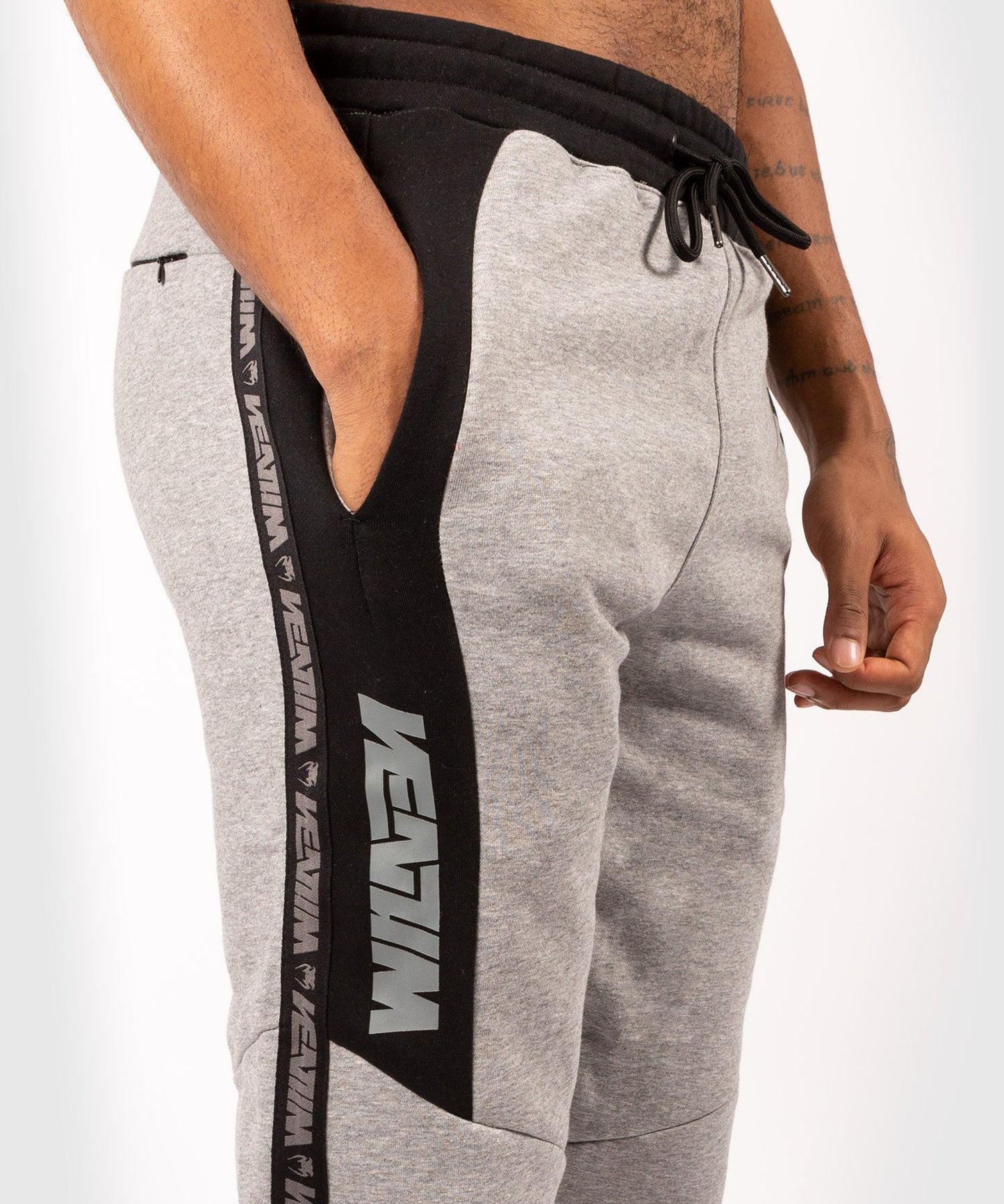 Venum Connect Jogging Pants - Black/Grey Chiné