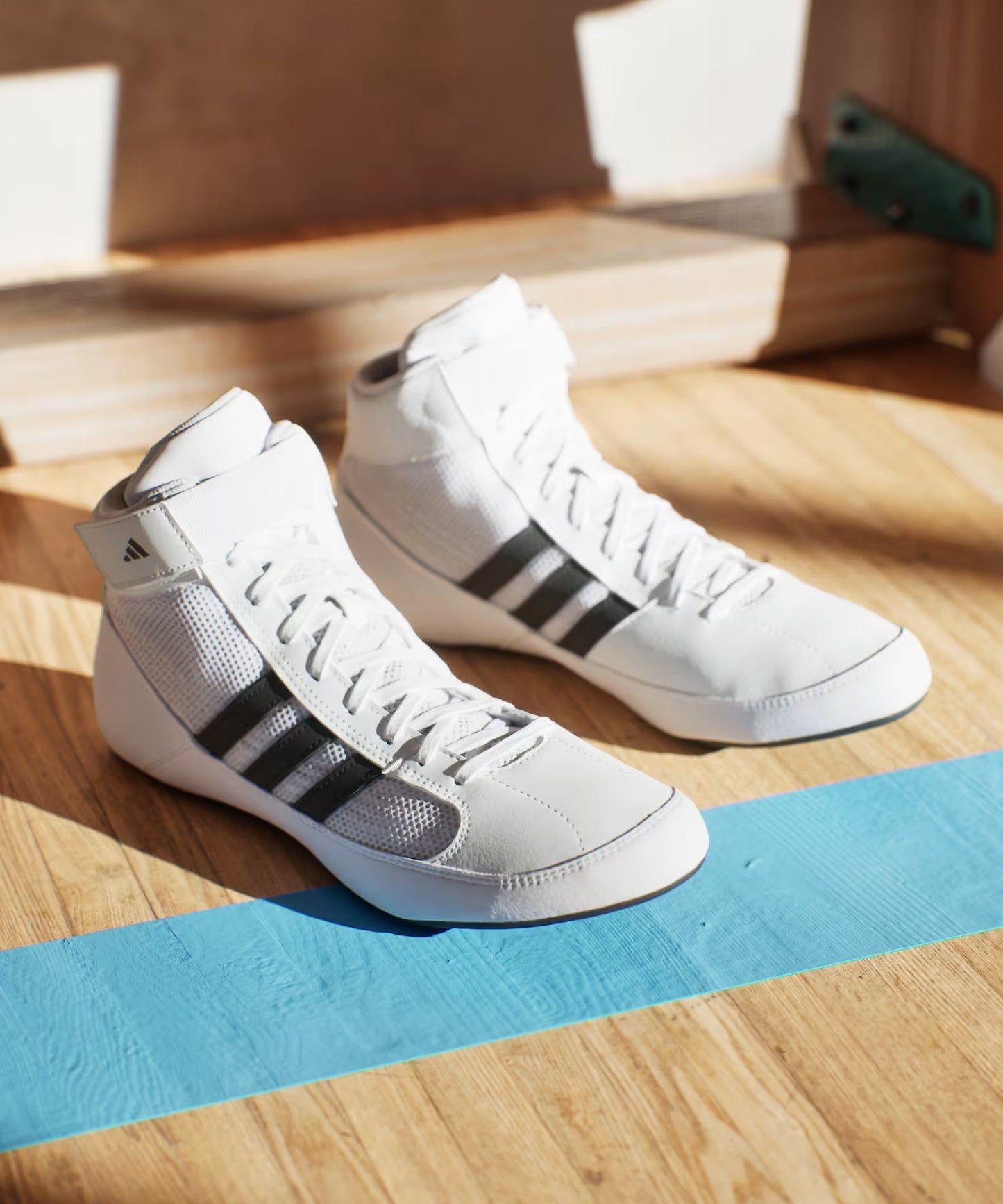 Adidas Havoc Wrestling Shoes - White/Black