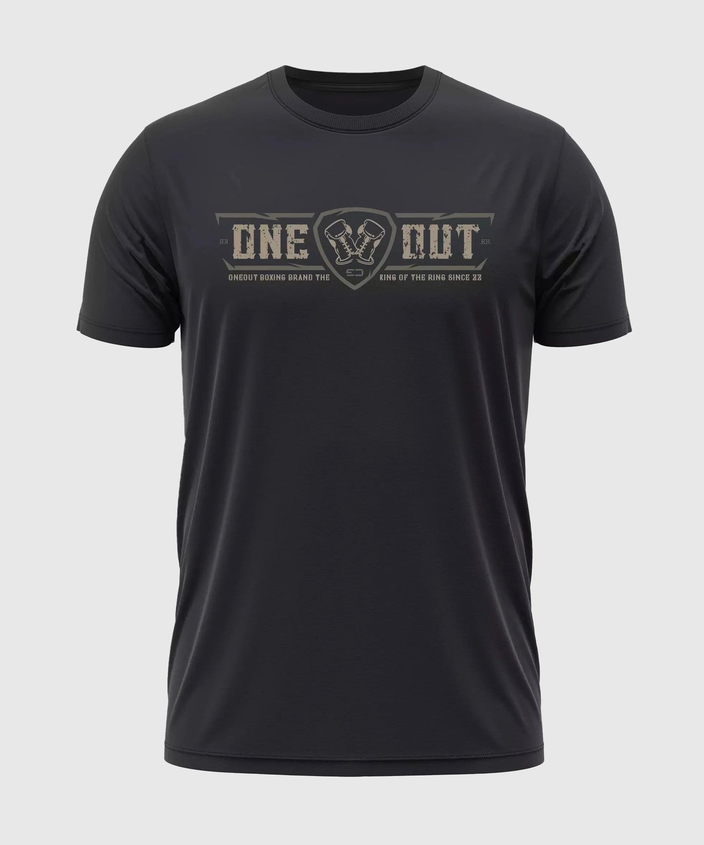T-Shirt Oneout One King One Legend - Schwarz
