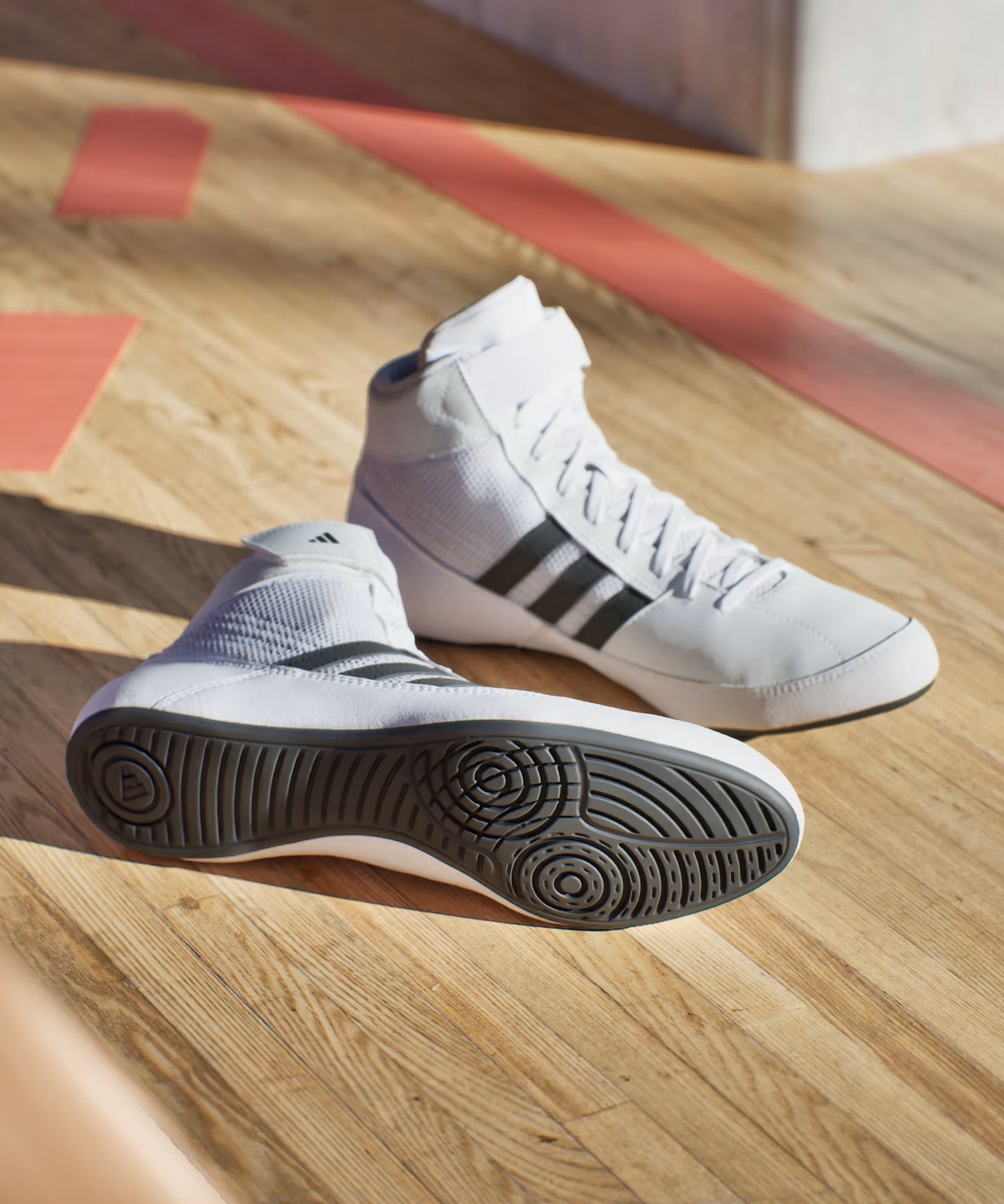 Adidas Havoc Wrestling Shoes - White/Black