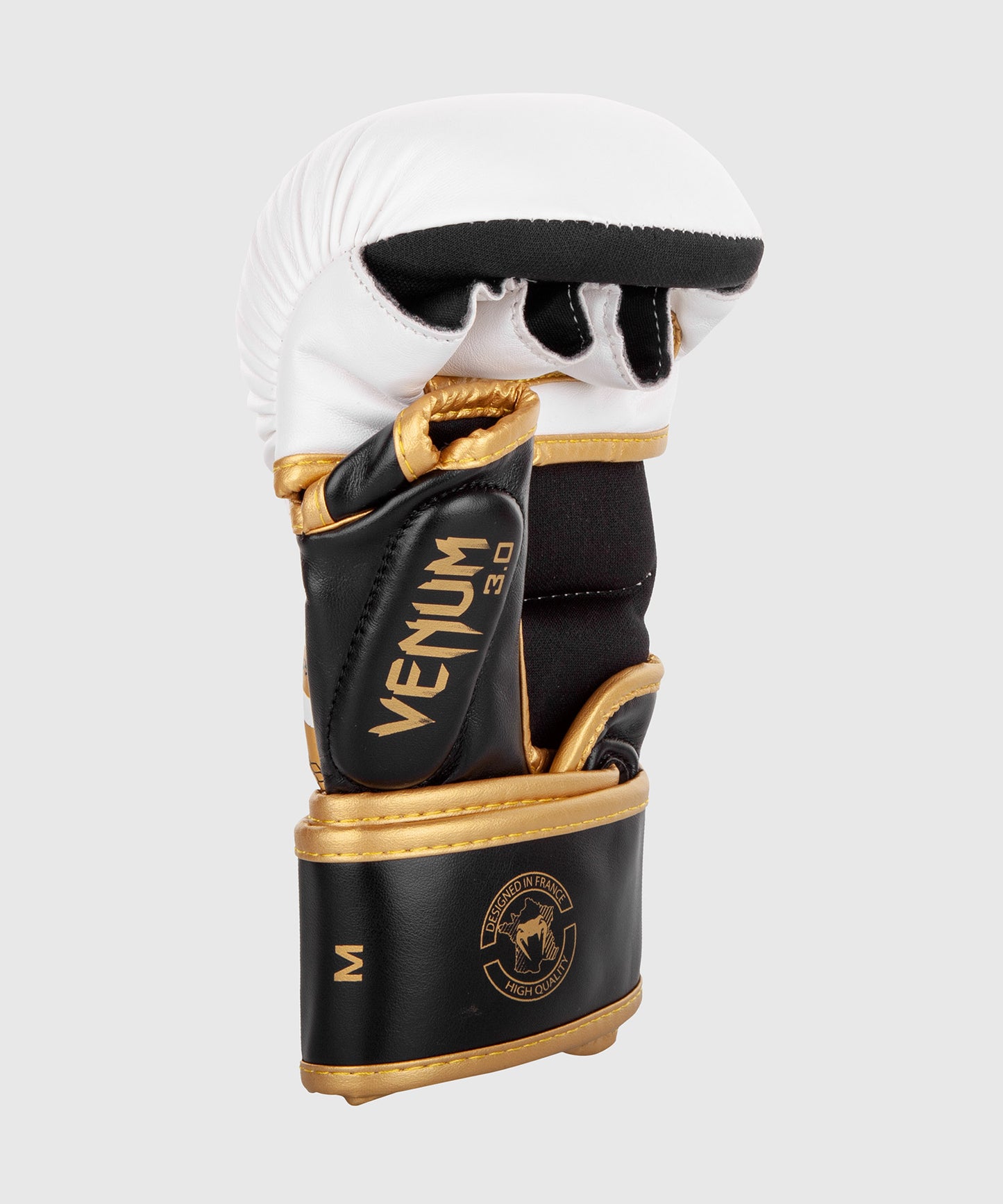 Venum Challenger 3.0 Sparring Gloves - White/Black/Gold