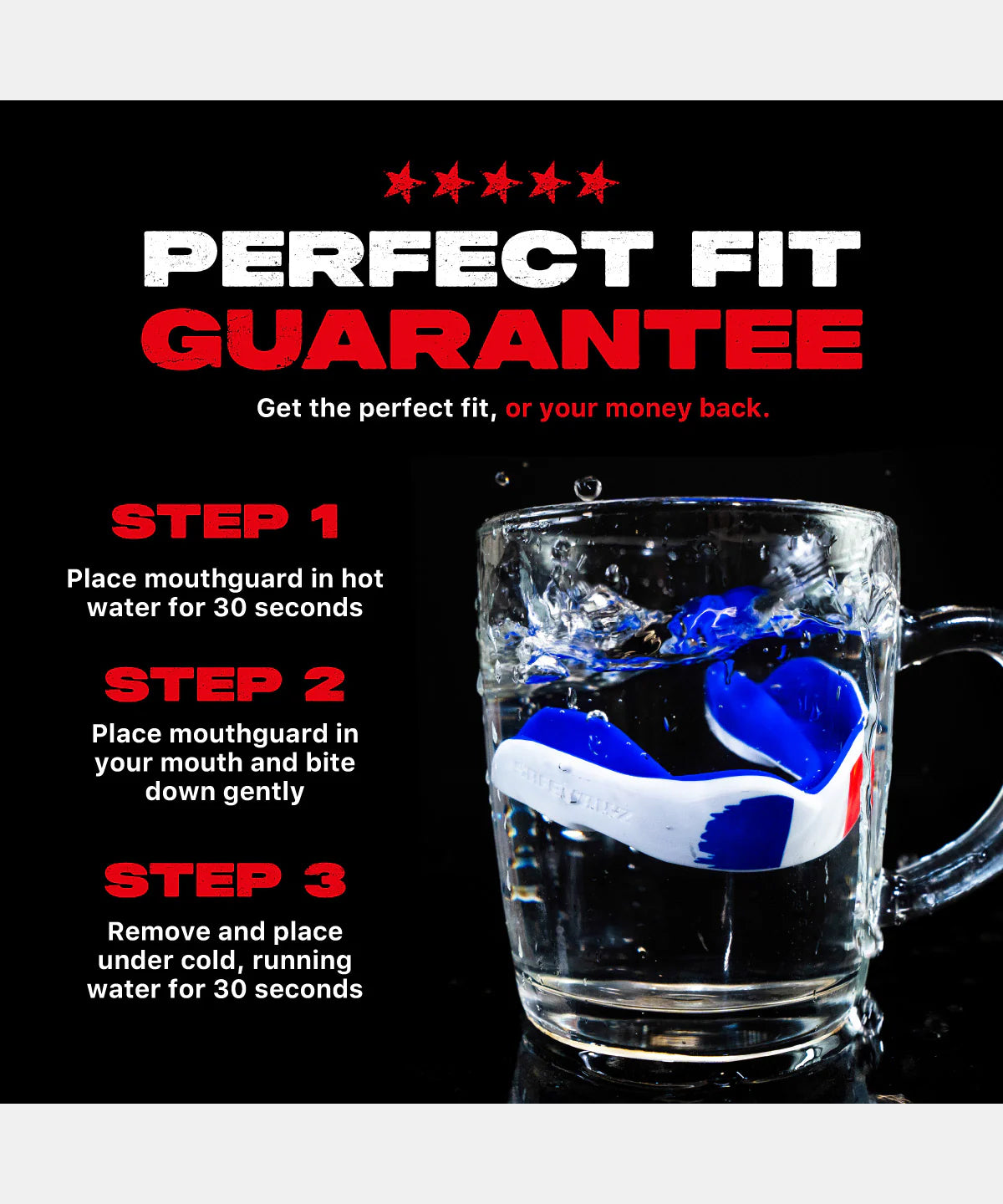 Safejawz Extro Flags Adult Mouthguard - France