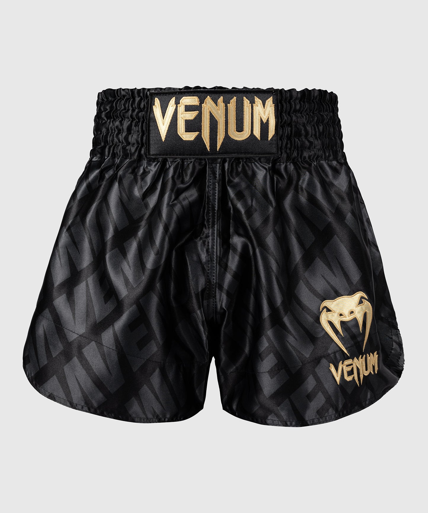 Venum Contender XT Pantalones Cortos Muay Thai – Negro/Oro