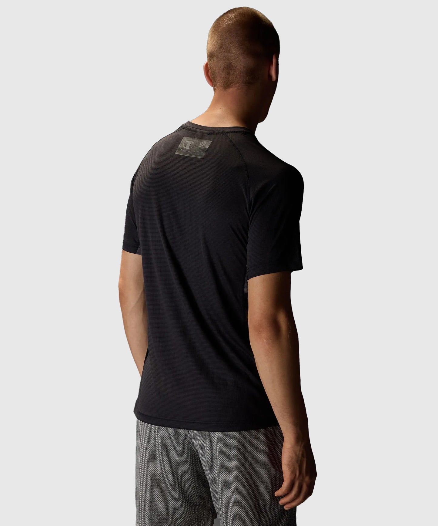 T-Shirt De Sport Champion Sportif Ergonomique - Noir/Gris