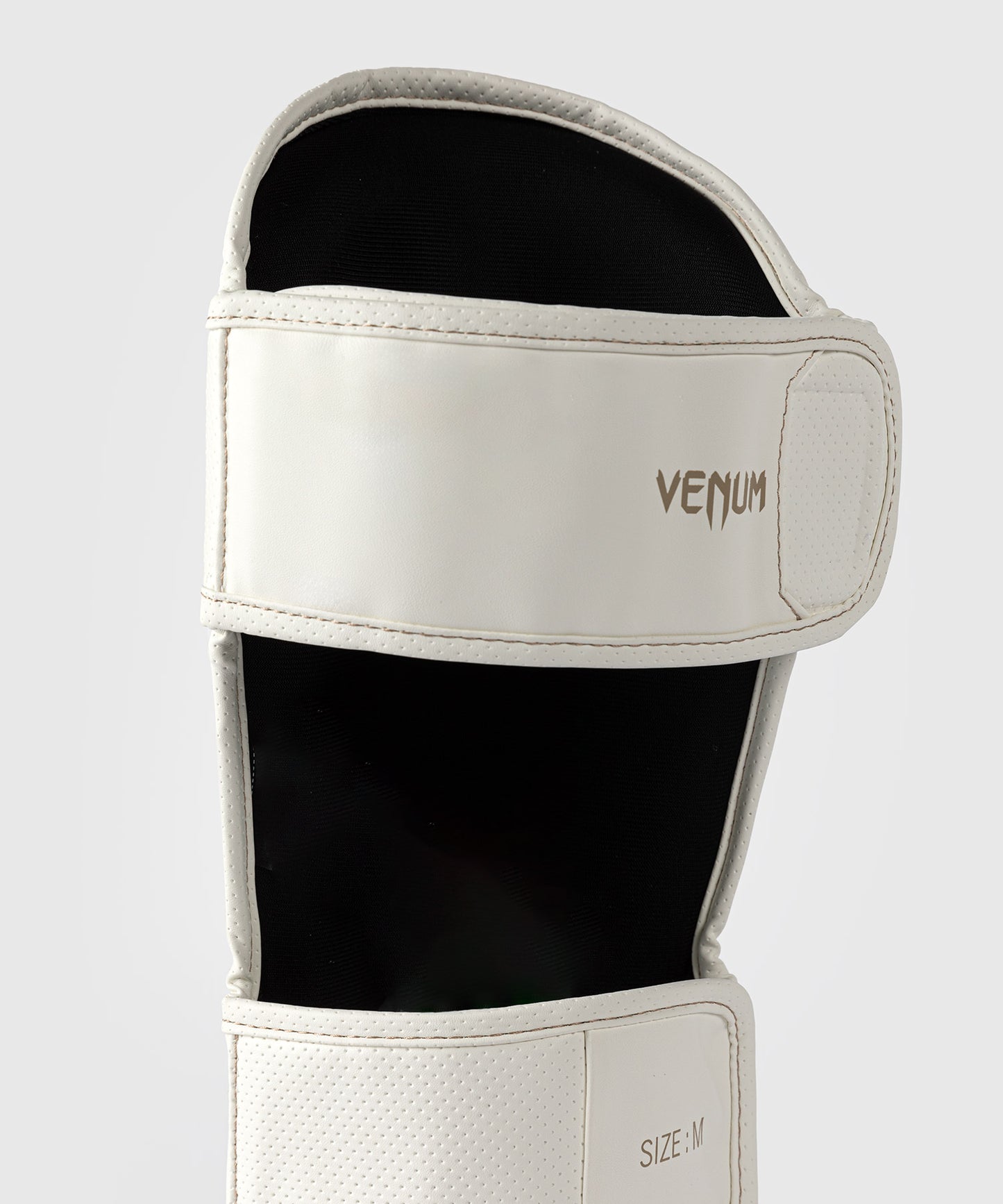 Venum Impact Evo Scales shin guards - Ivory