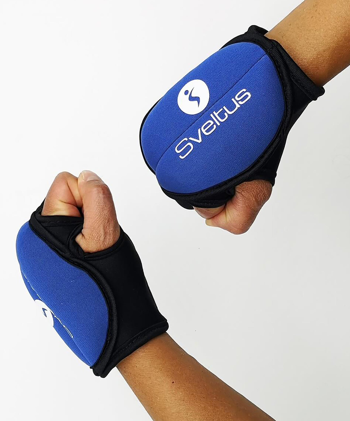 Sveltus Piloxing Handschuhe - 500 g - 2er Set - Blau/Schwarz