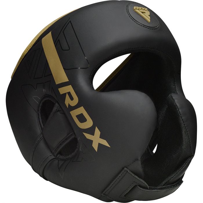 CASQUE DE BOXE F6 KARA RDX - NOIR/OR