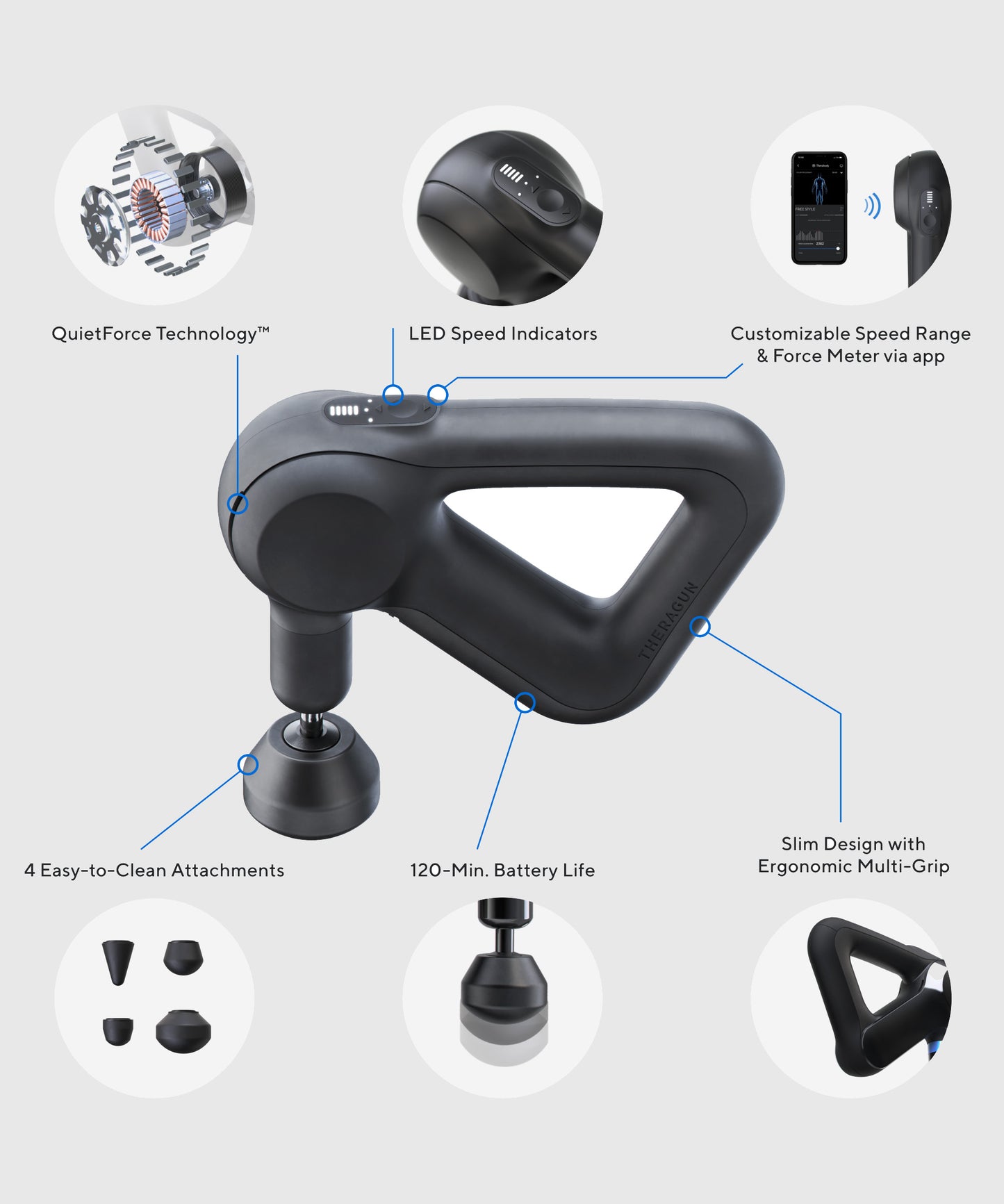 Theragun Prime Massage Gun - Black