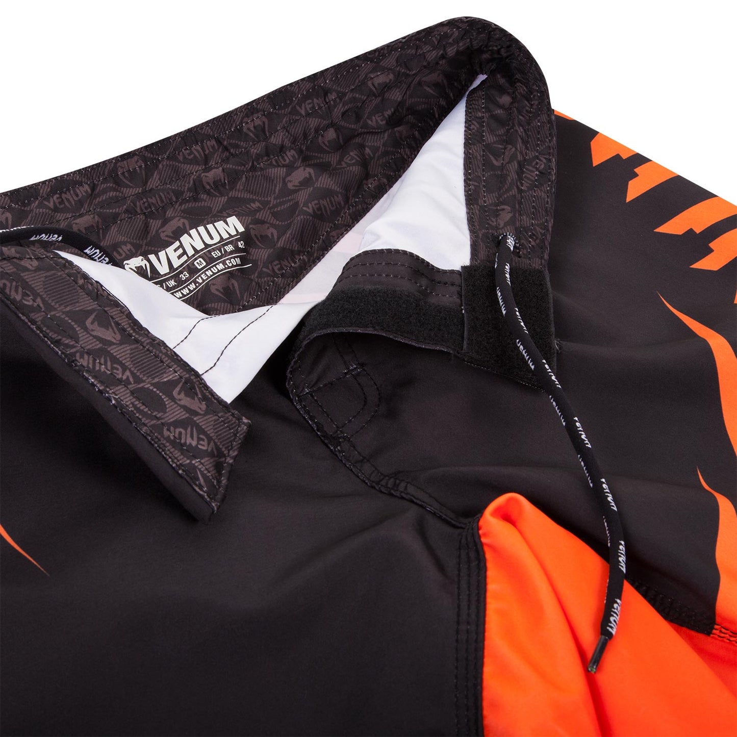Fightshort Venum Challenger - Black/Orange Fluo