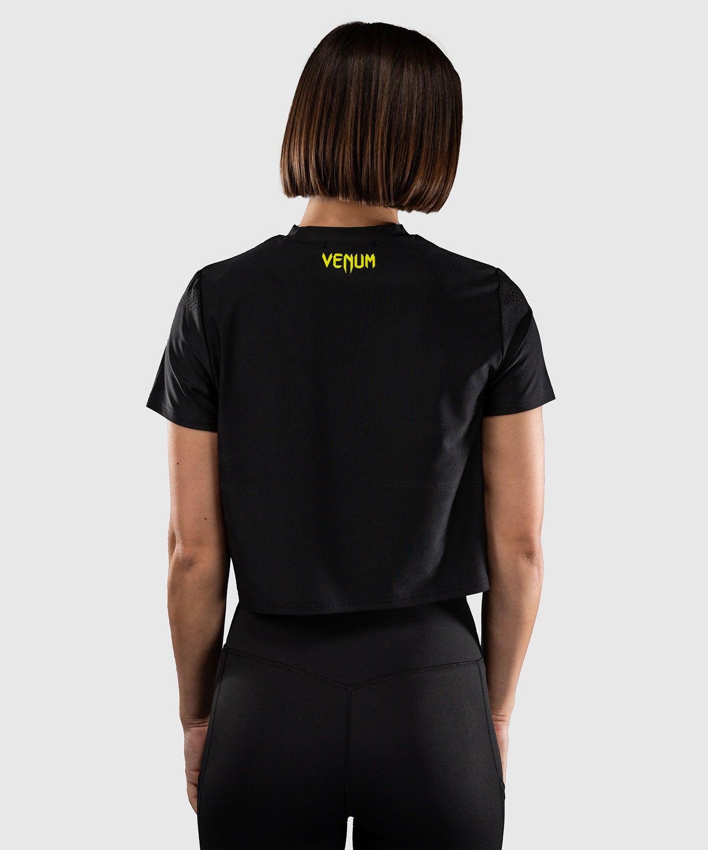 Venum Lazer Dry-Tech-T-Shirt Für Damen - Schwarz/Gelb