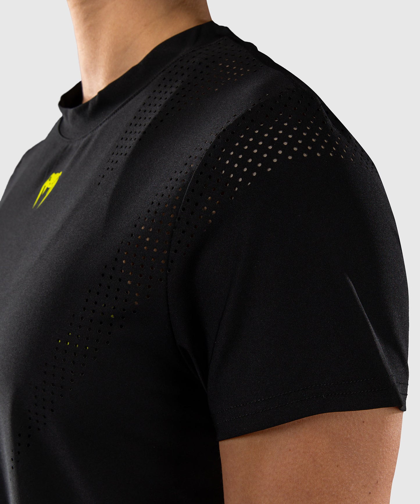 Venum Lazer Dry-Tech-T-Shirt Für Damen - Schwarz/Gelb